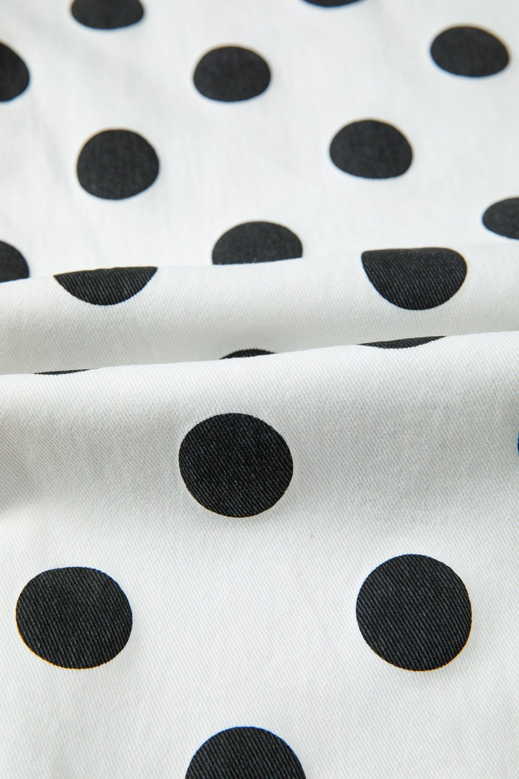 Polka Dot Denim Bow Pocket Barrel Leg Jeans - Rooted & Reckless Co.