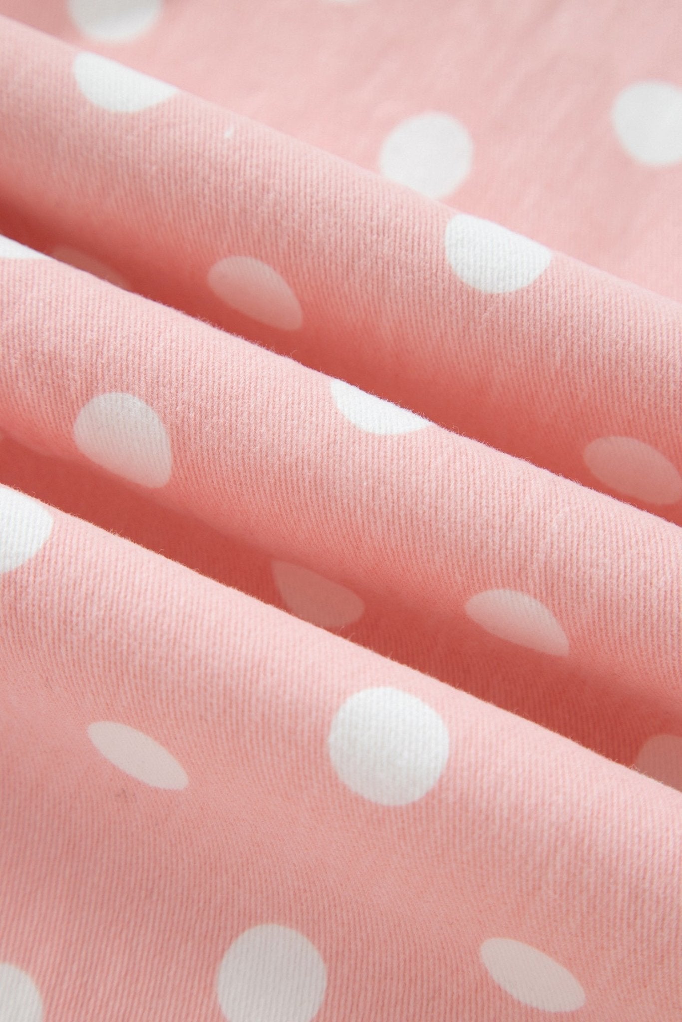 Polka Dot Denim Raw Hem Barrel Jeans - Rooted & Reckless Co.