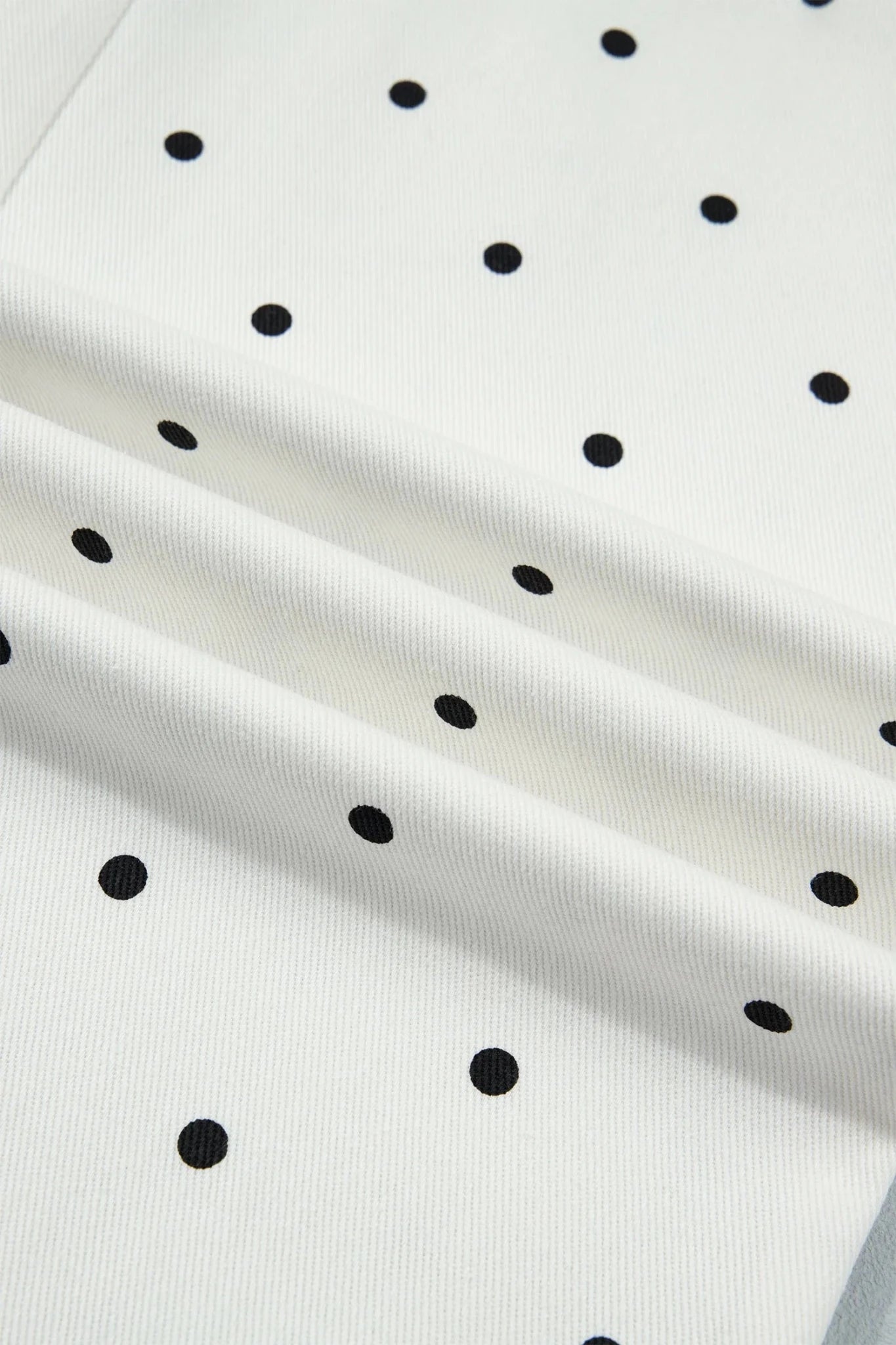 Polka Dot Denim Scalloped Patch Pocket Pants - Rooted & Reckless Co.