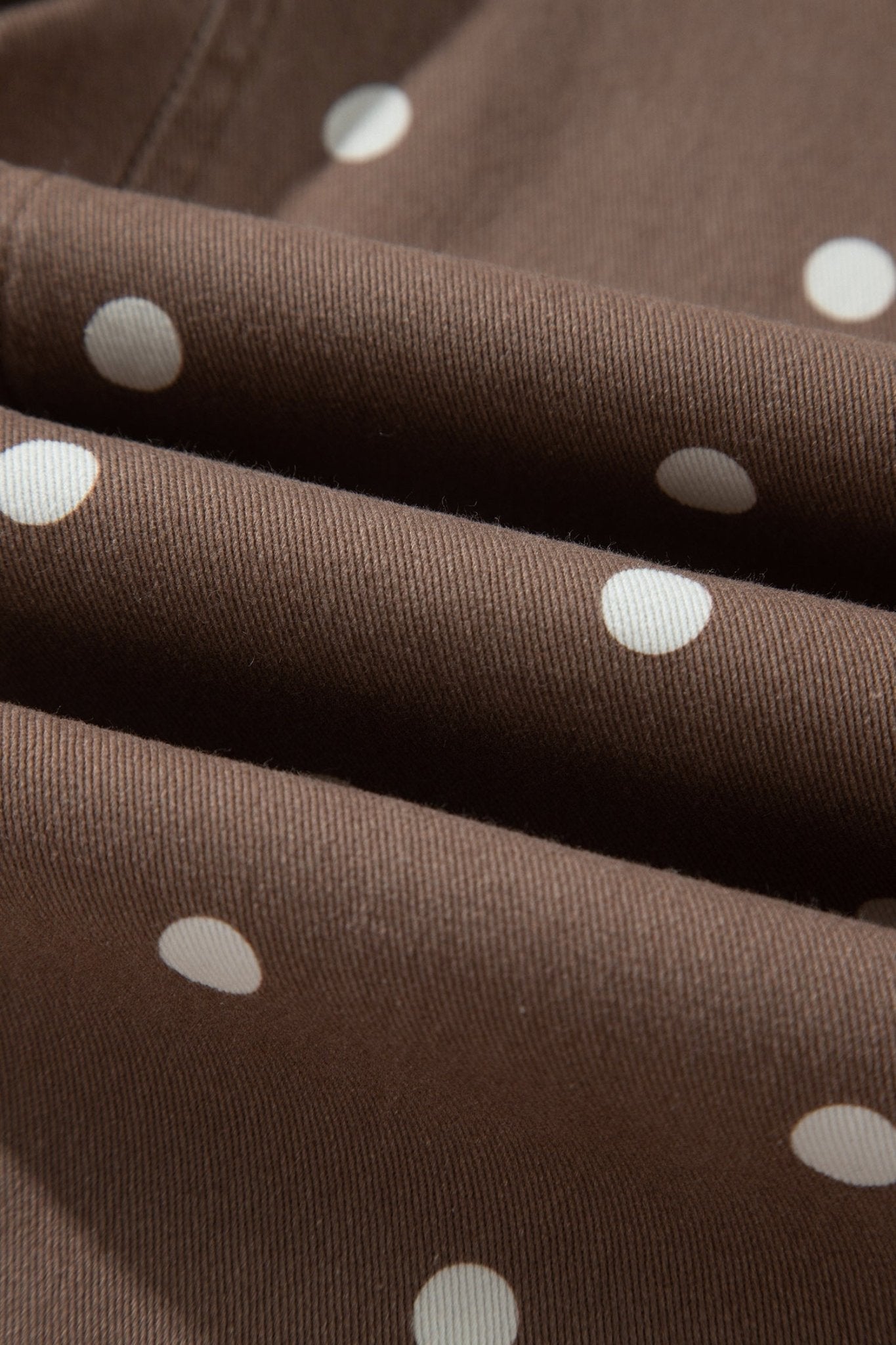 Polka Dot Denim Tailored Seam Barrel Leg Jeans - Rooted & Reckless Co.
