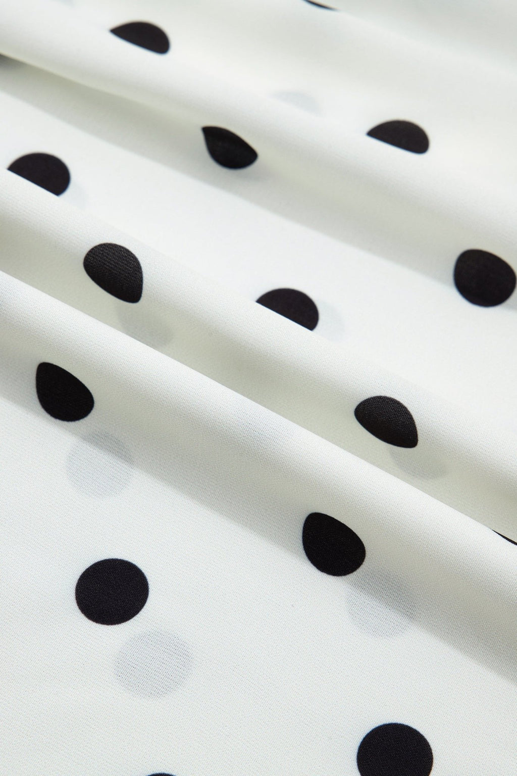 Polka Dot Dolman Sleeve Buttoned Shirt - Rooted & Reckless Co.