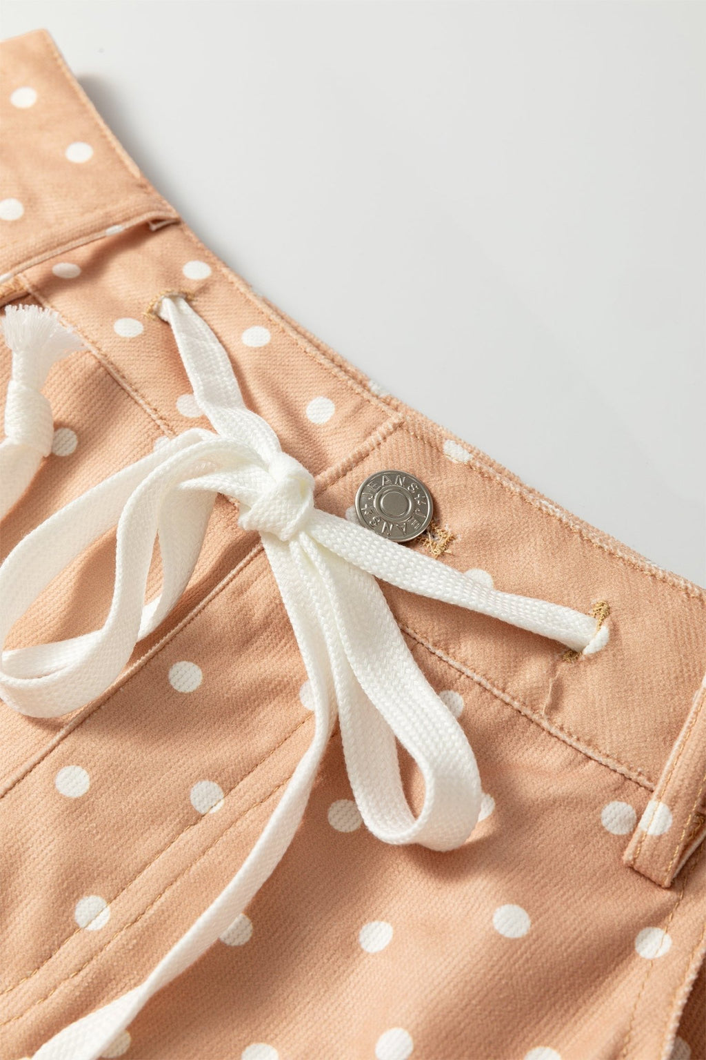 Polka Dot Drawstring High Waist Wide Leg Pants - Rooted & Reckless Co.