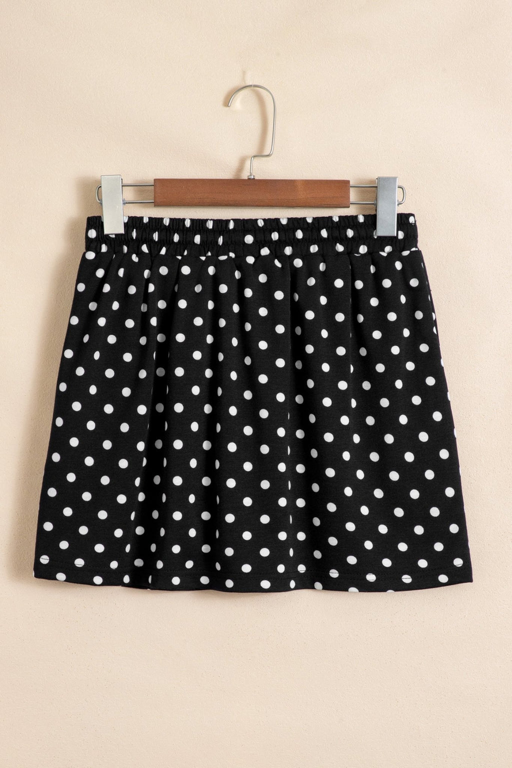 Polka Dot Drawstring Mini Skort - Rooted & Reckless Co.