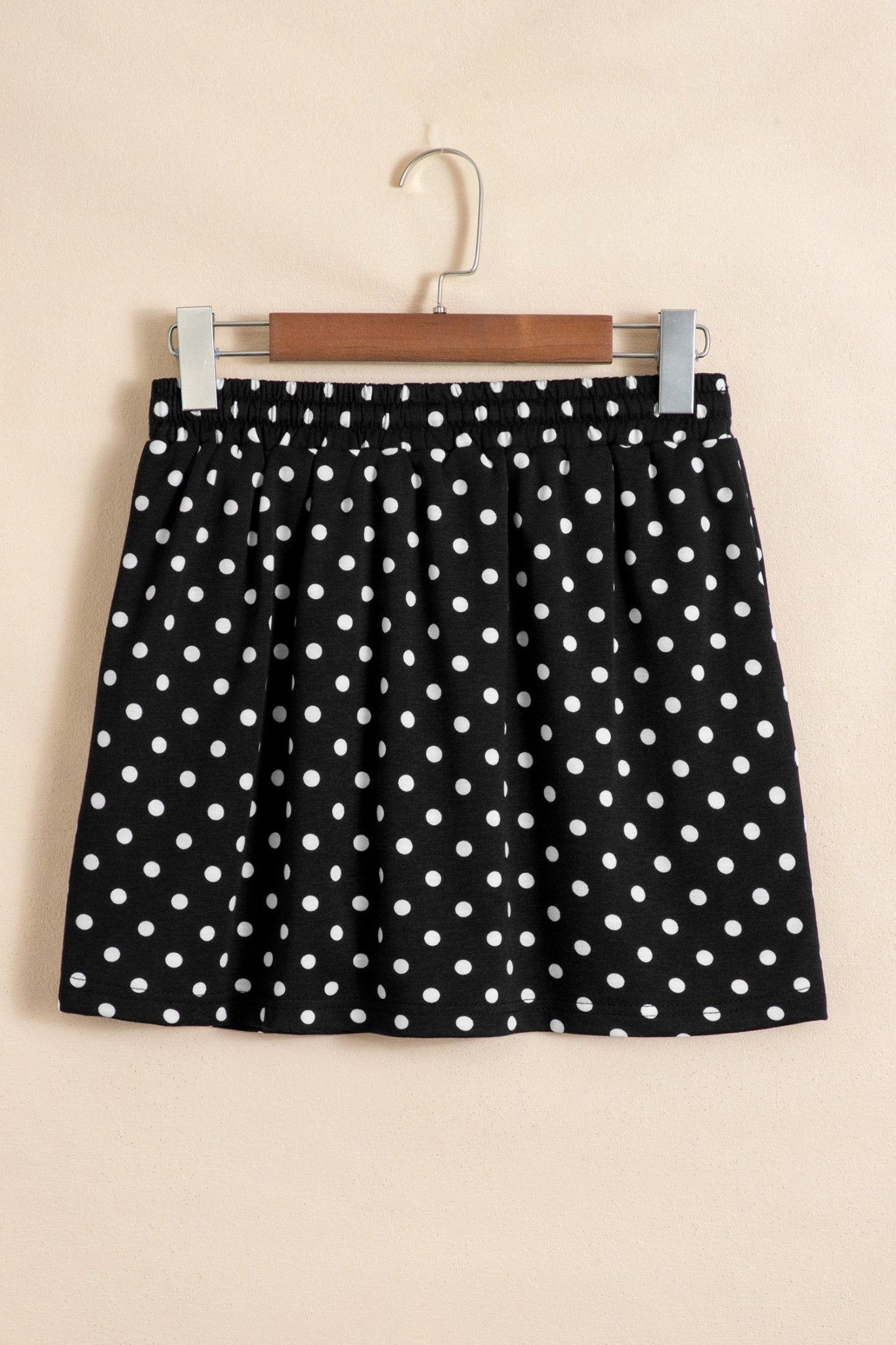 Polka Dot Drawstring Mini Skort - Rooted & Reckless Co.