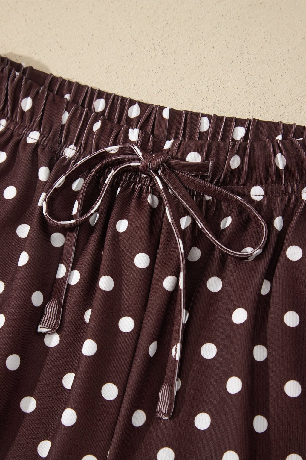Polka Dot Halter Tank & Elastic Shorts Set - Rooted & Reckless Co.