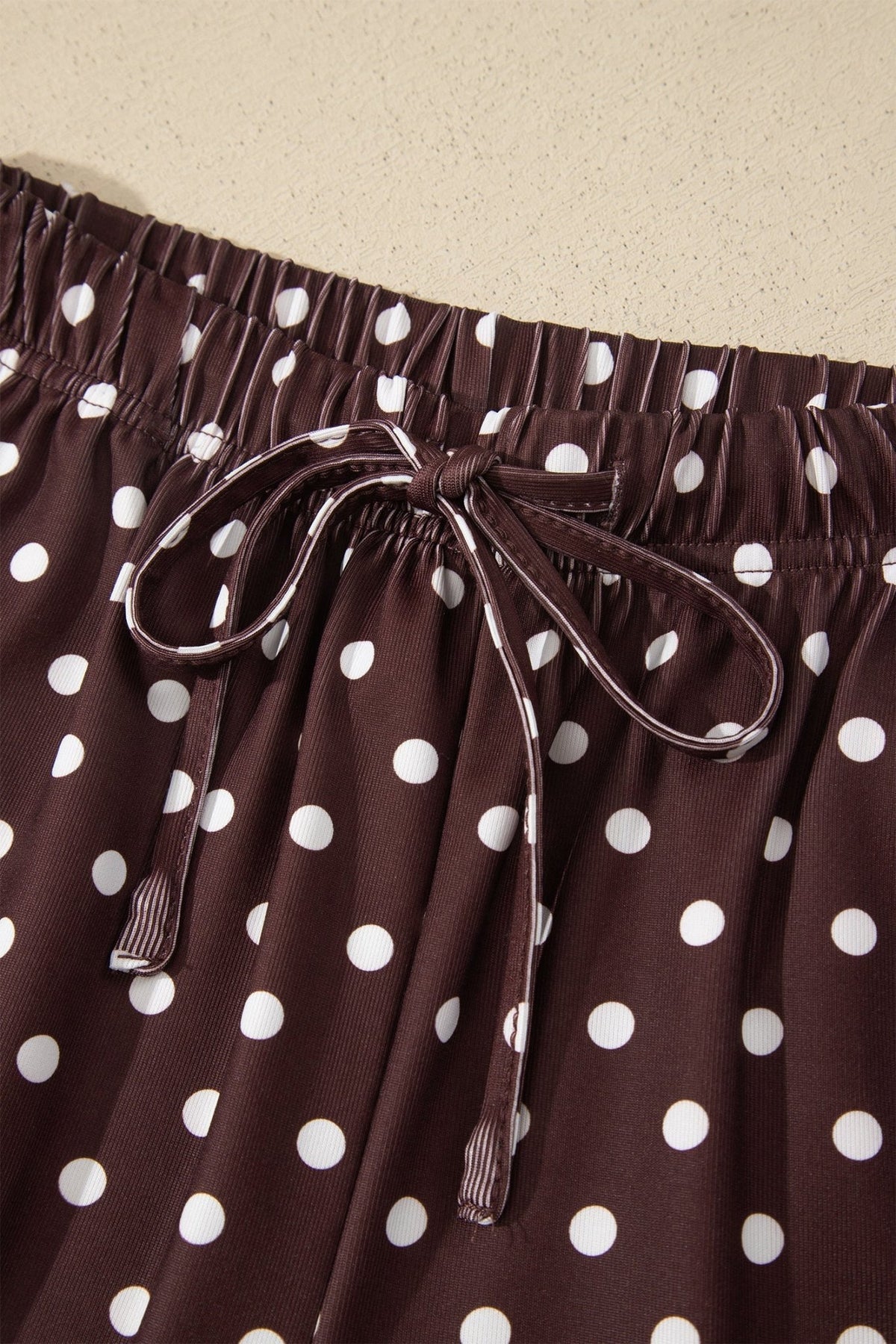 Polka Dot Halter Tank & Elastic Shorts Set - Rooted & Reckless Co.