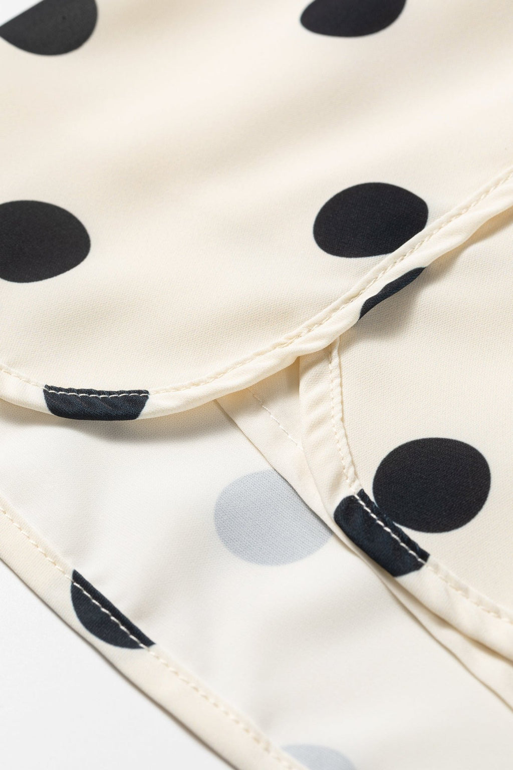 Polka Dot High Waist Shirred Shorts - Rooted & Reckless Co.