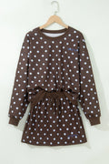Polka Dot Long Sleeve Pullover & Bow Skort Set - Rooted & Reckless Co.