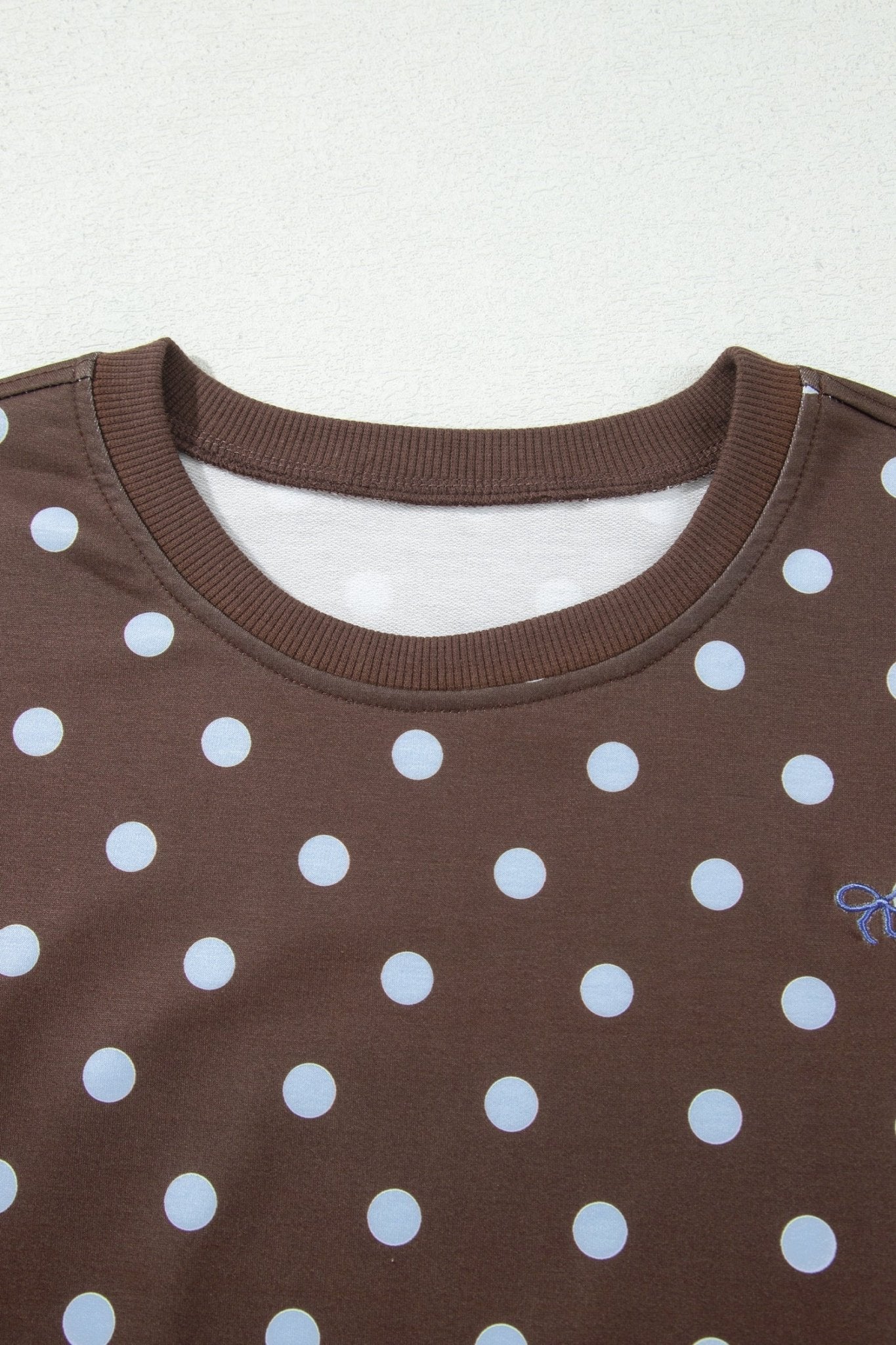 Polka Dot Long Sleeve Pullover & Bow Skort Set - Rooted & Reckless Co.