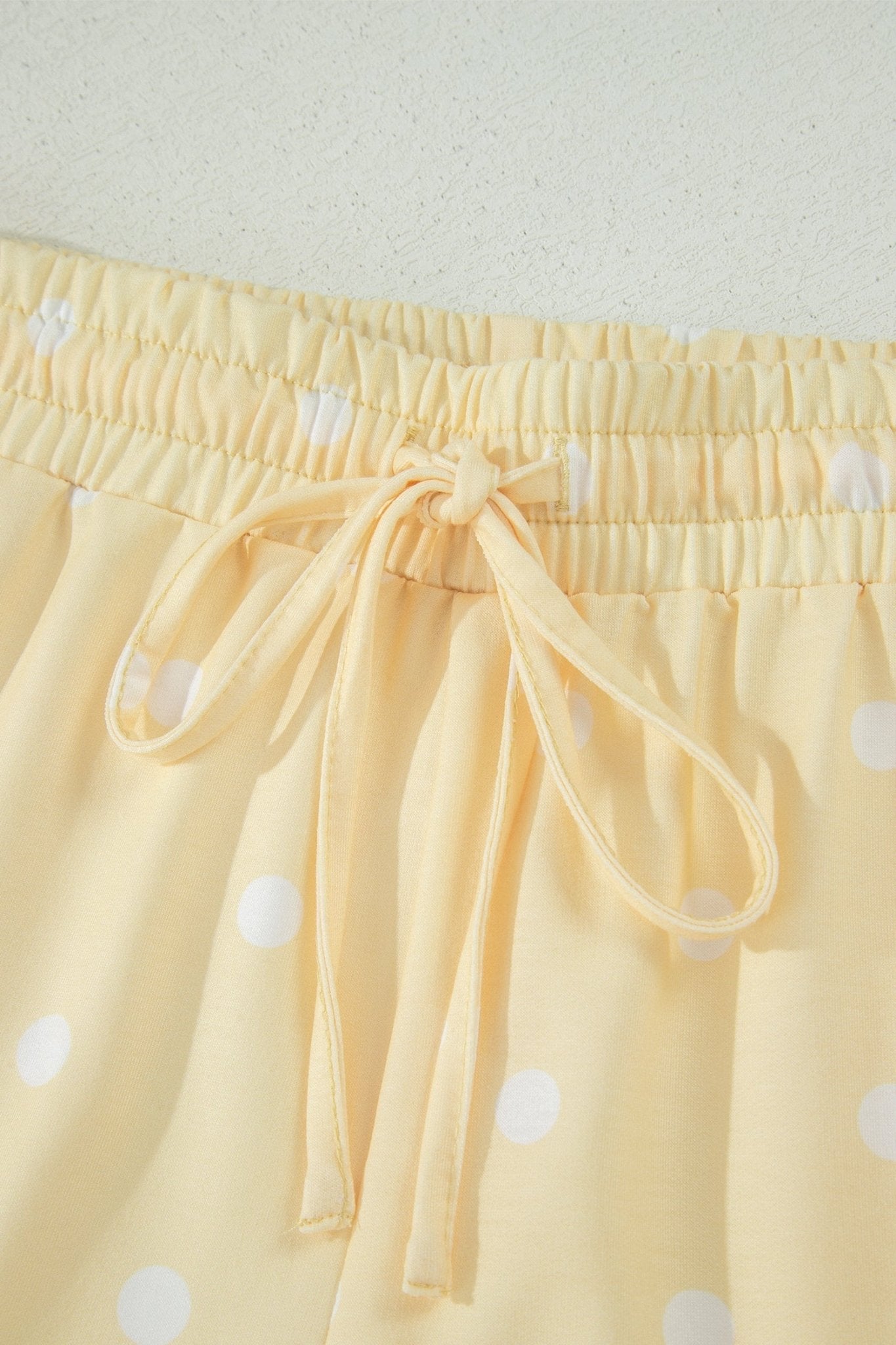 Polka Dot Loose Tee & Drawstring Shorts Set - Rooted & Reckless Co.