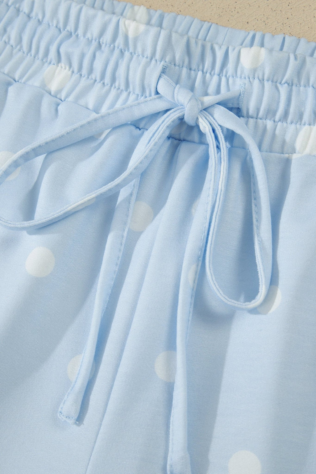 Polka Dot Loose Tee & Drawstring Shorts Set - Rooted & Reckless Co.