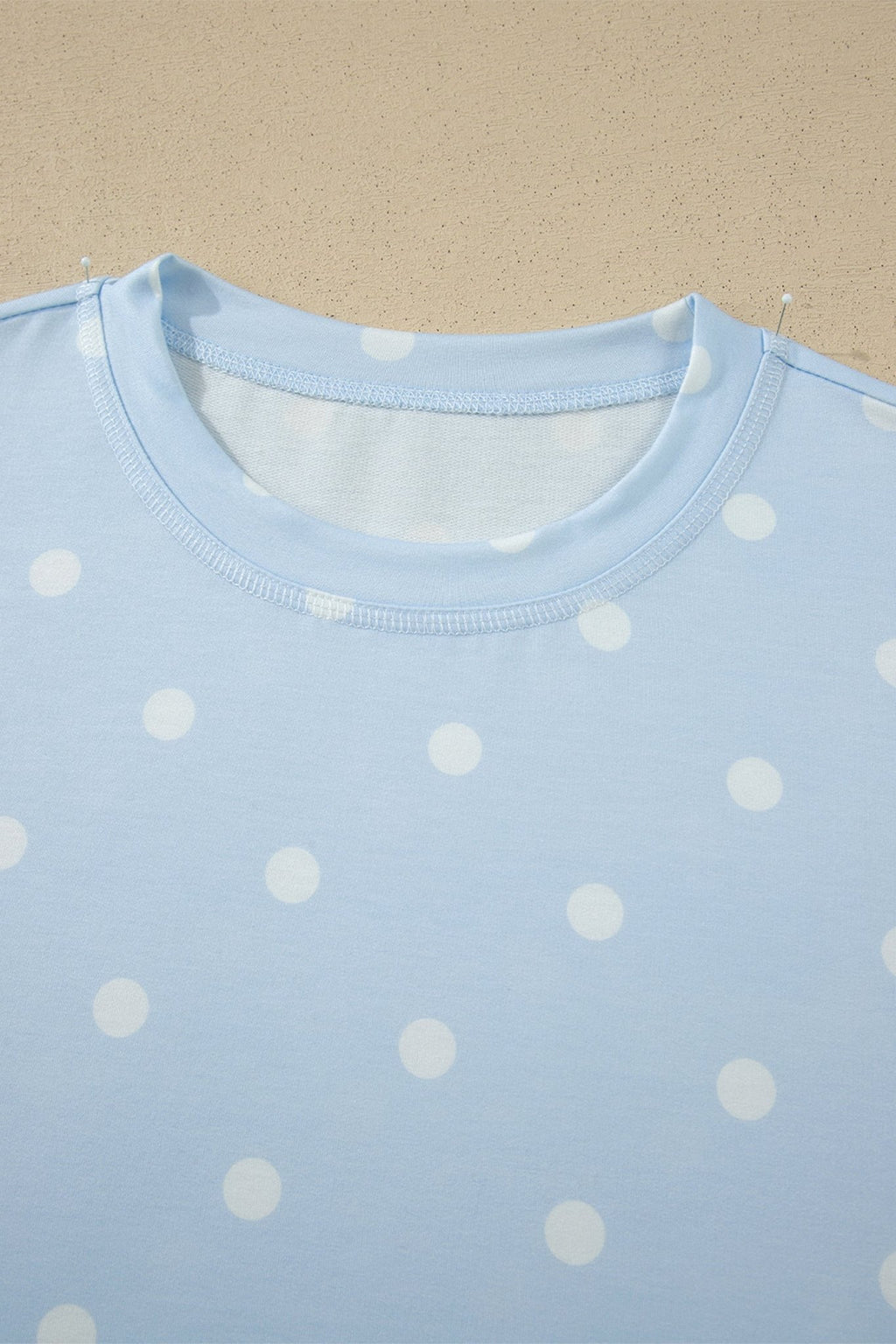 Polka Dot Loose Tee & Drawstring Shorts Set - Rooted & Reckless Co.