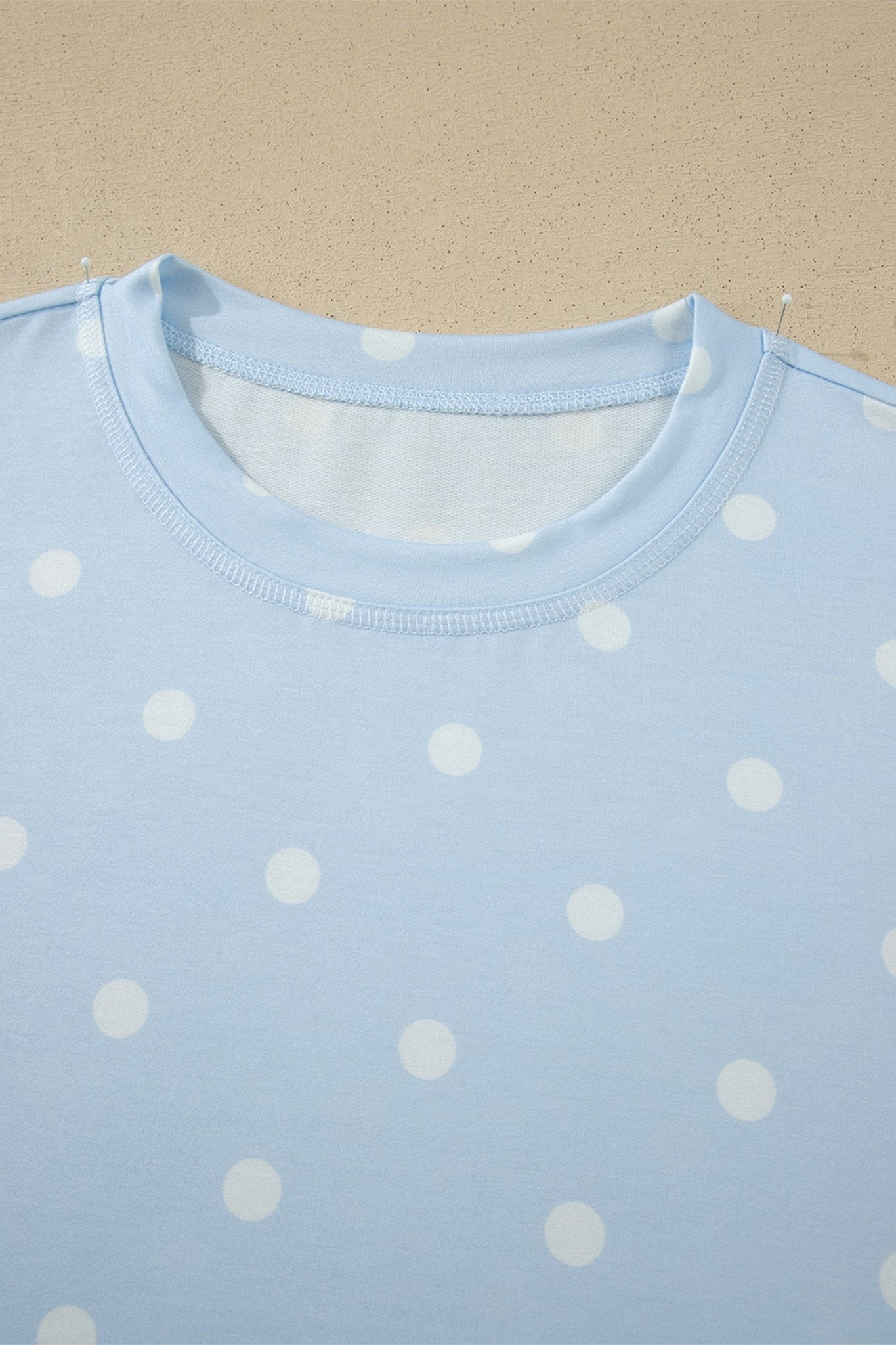 Polka Dot Loose Tee & Drawstring Shorts Set - Rooted & Reckless Co.