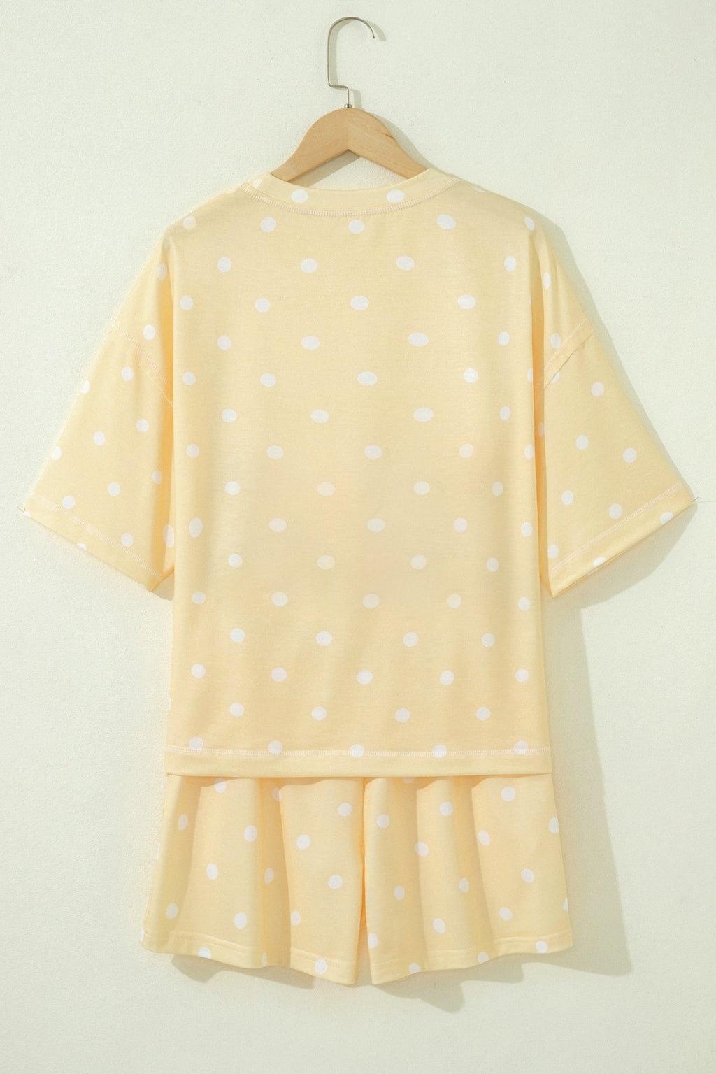 Polka Dot Loose Tee & Drawstring Shorts Set - Rooted & Reckless Co.