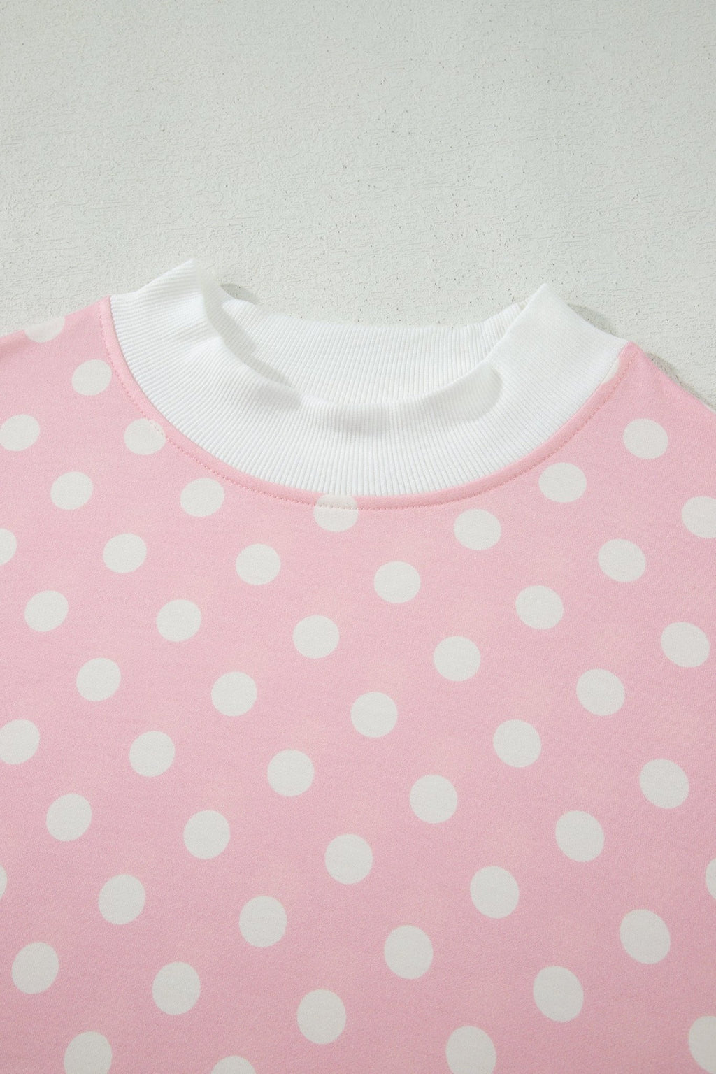 Polka Dot Mock Neck Top & Pants Set - Rooted & Reckless Co.