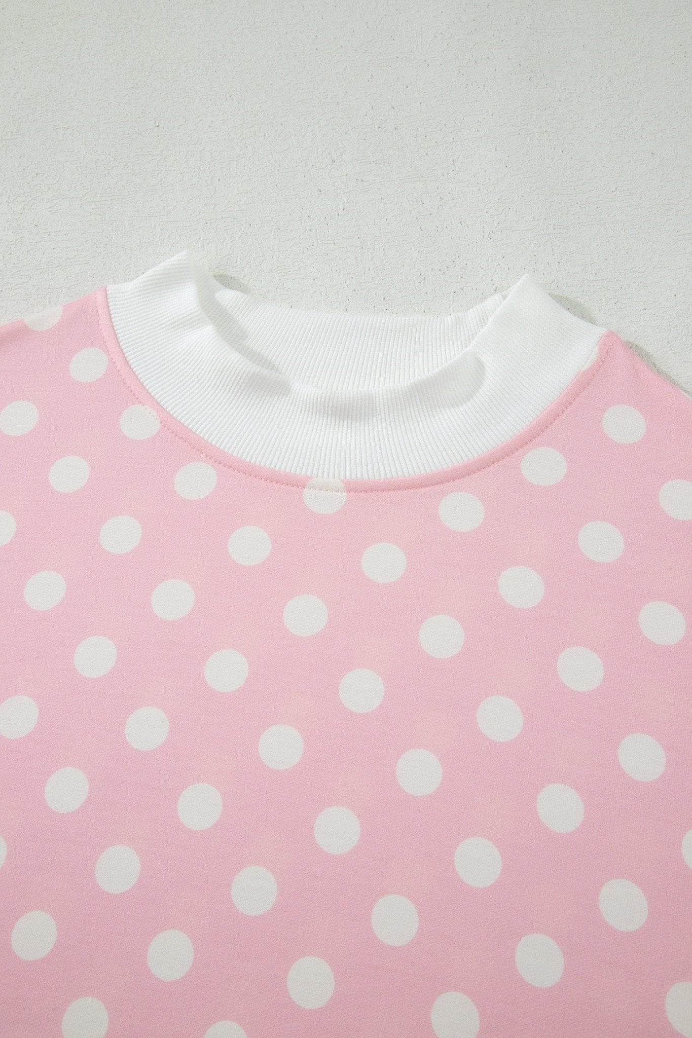 Polka Dot Mock Neck Top & Pants Set - Rooted & Reckless Co.