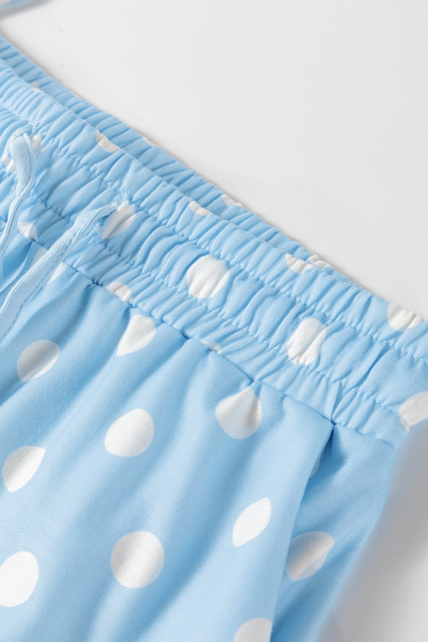 Polka Dot Oversized Top & Drawstring Shorts Set - Rooted & Reckless Co.