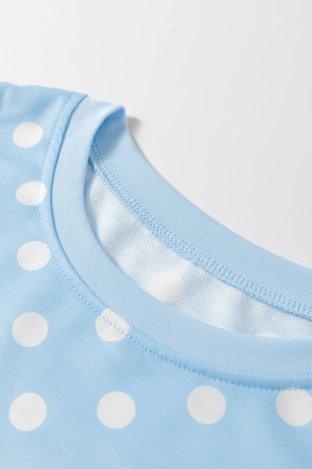 Polka Dot Oversized Top & Drawstring Shorts Set - Rooted & Reckless Co.