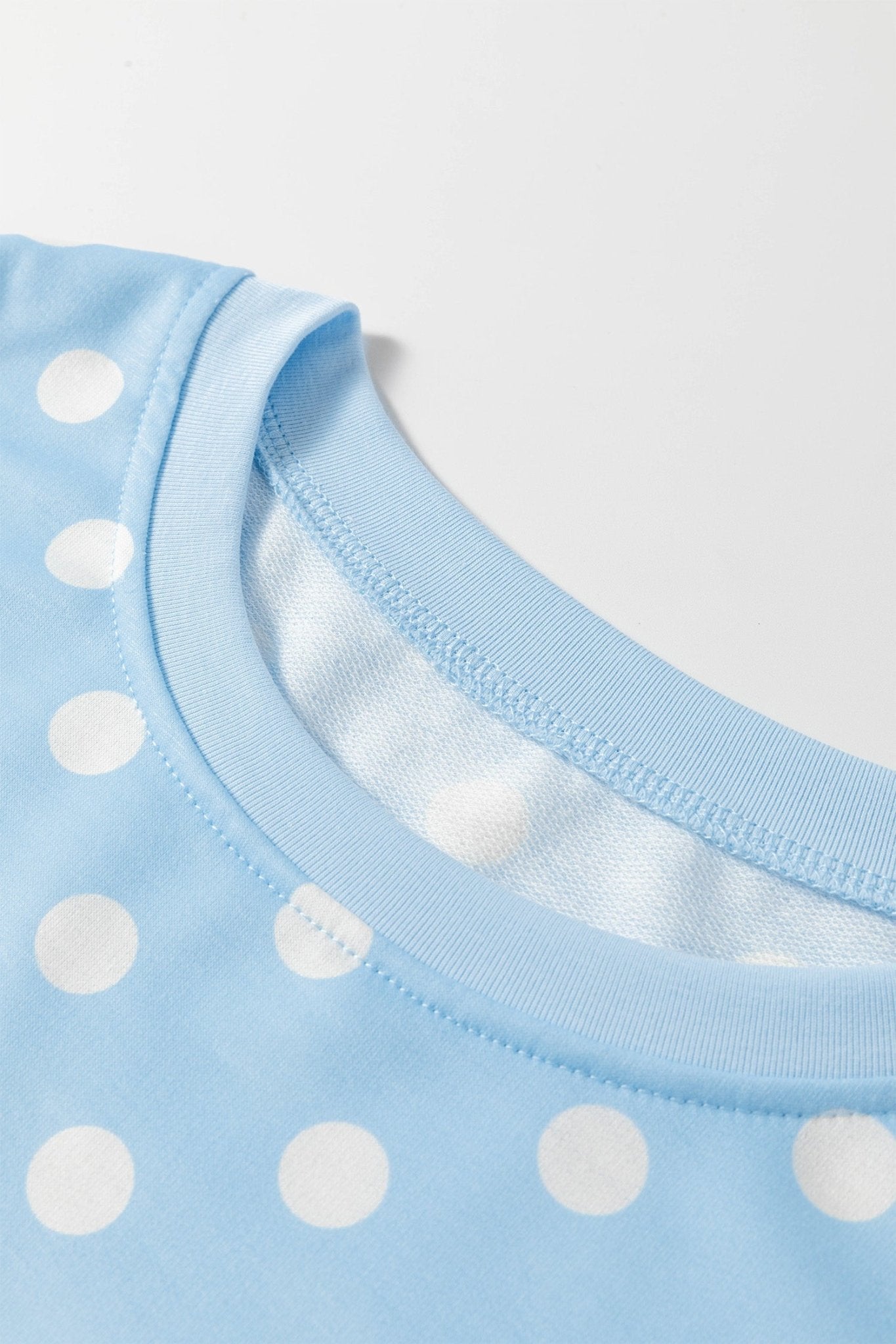 Polka Dot Oversized Top & Drawstring Shorts Set - Rooted & Reckless Co.