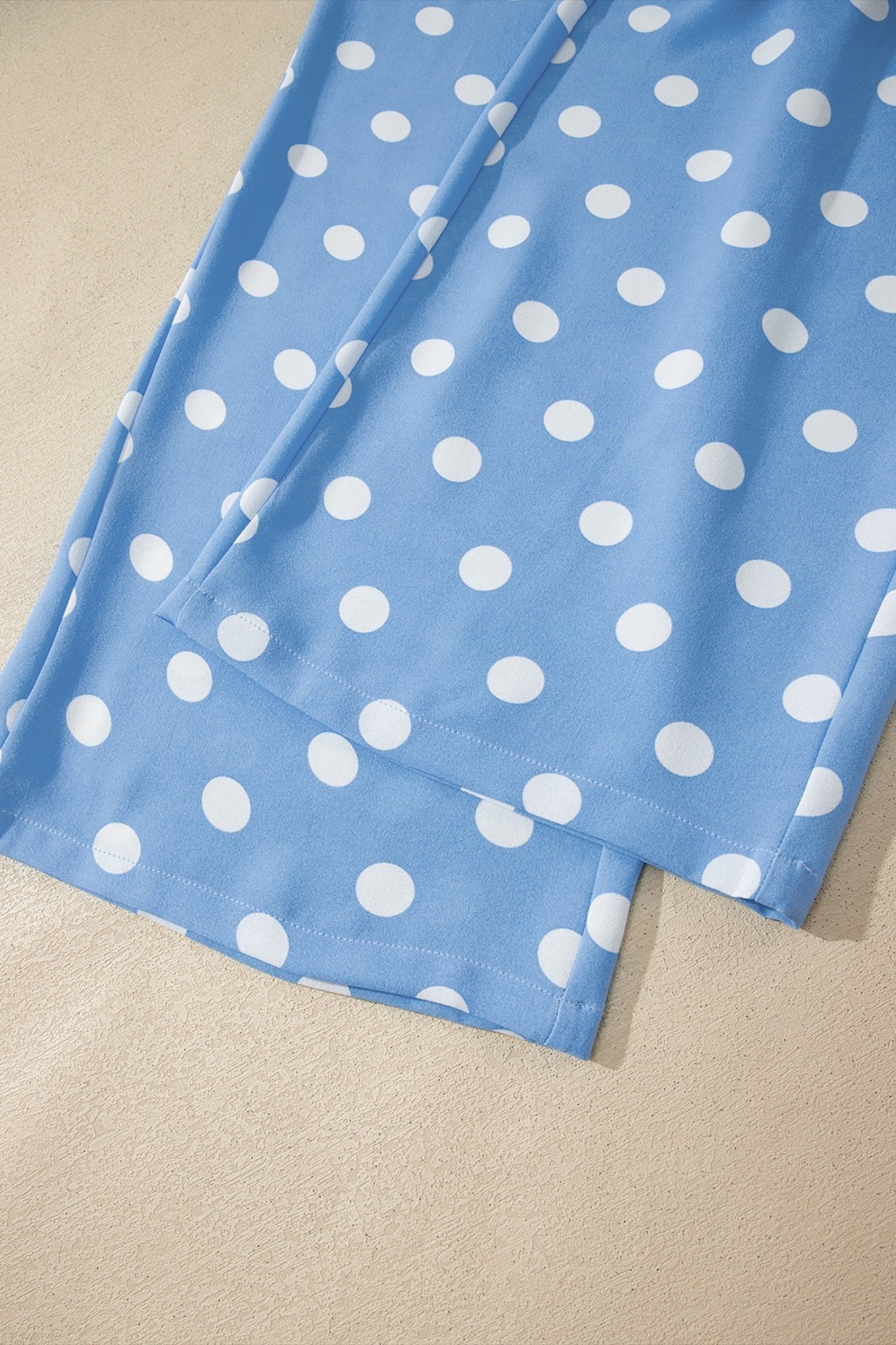 Polka Dot Patch Pocket Straight Leg Pants - Rooted & Reckless Co.