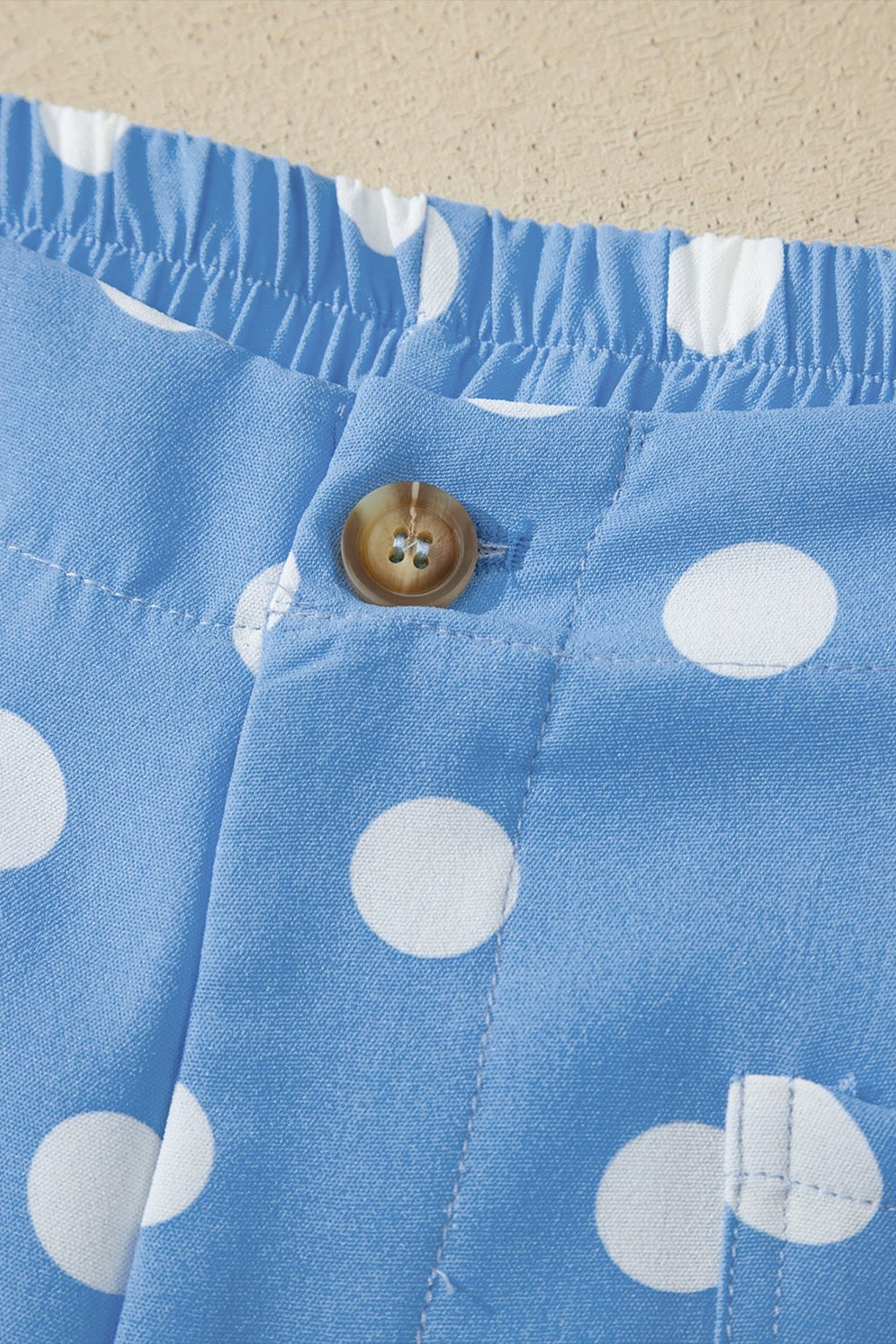 Polka Dot Patch Pocket Straight Leg Pants - Rooted & Reckless Co.