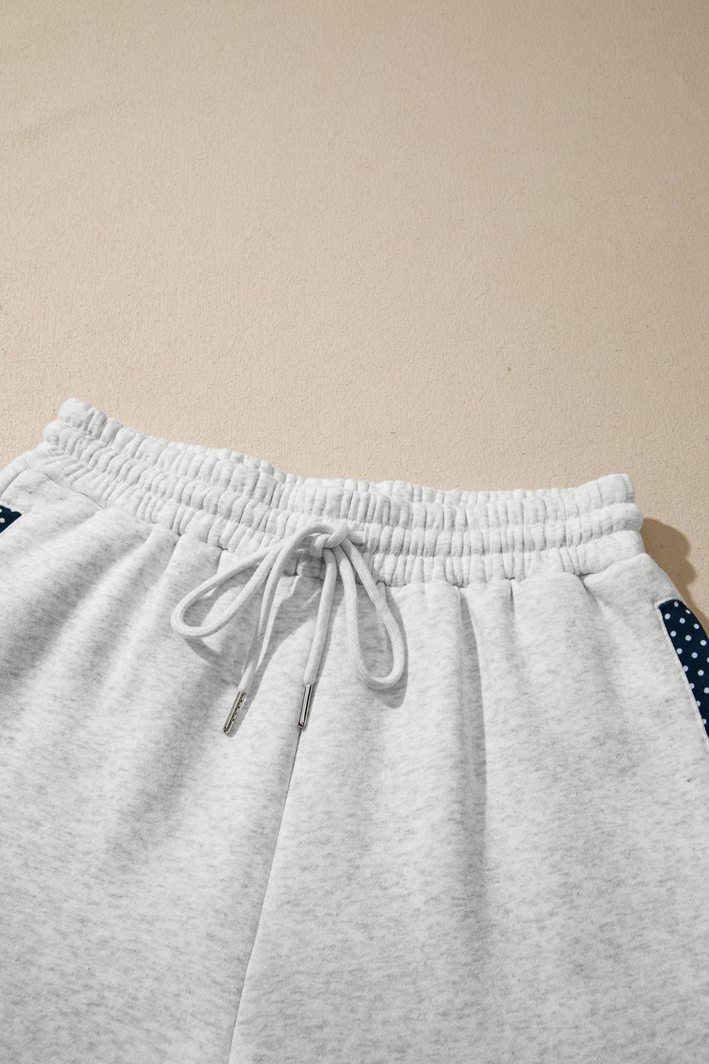 Polka Dot Patchwork Sweatshirt & Shorts Set - Rooted & Reckless Co.