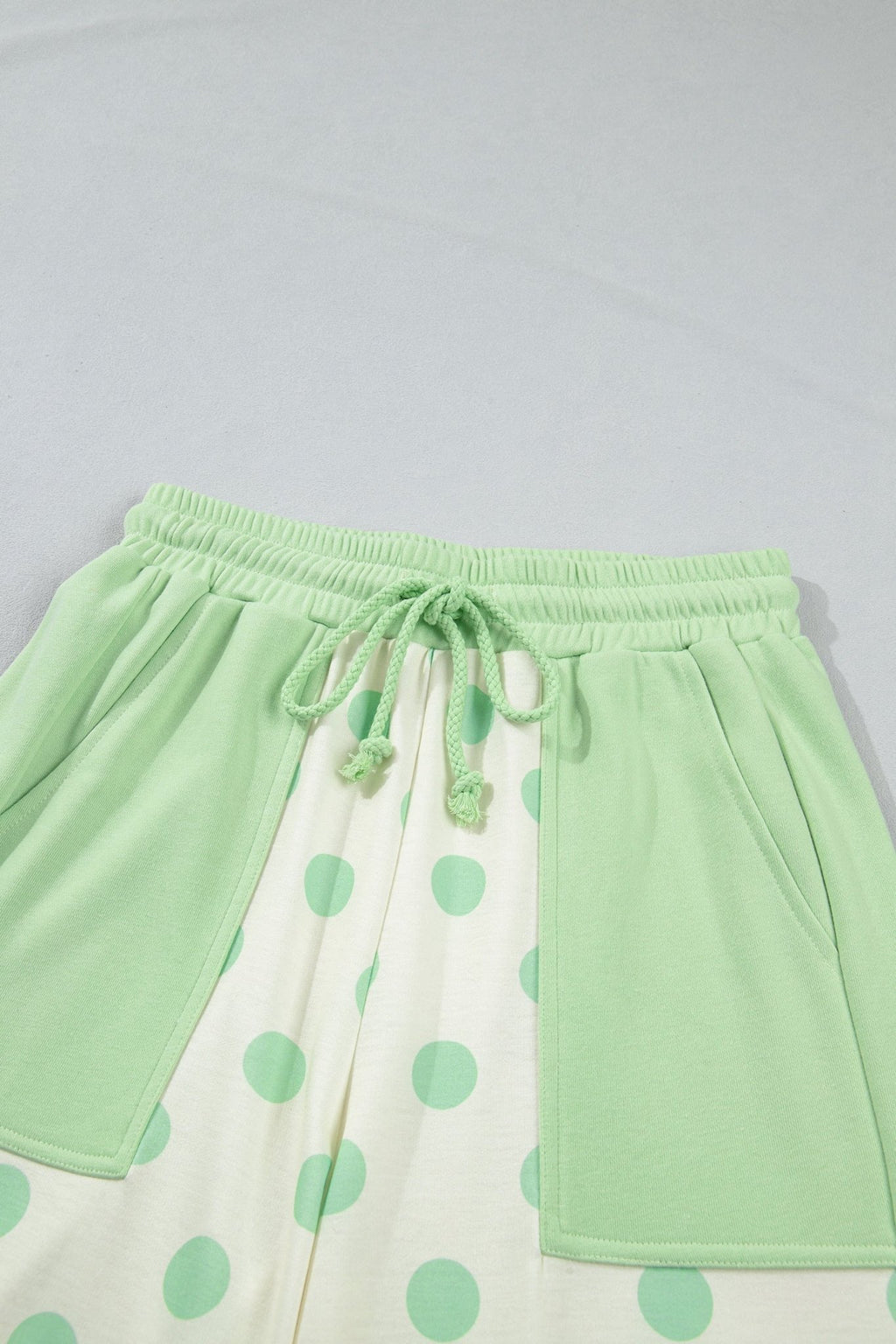 Polka Dot Patchwork Top & Wide Leg Pants Set - Rooted & Reckless Co.