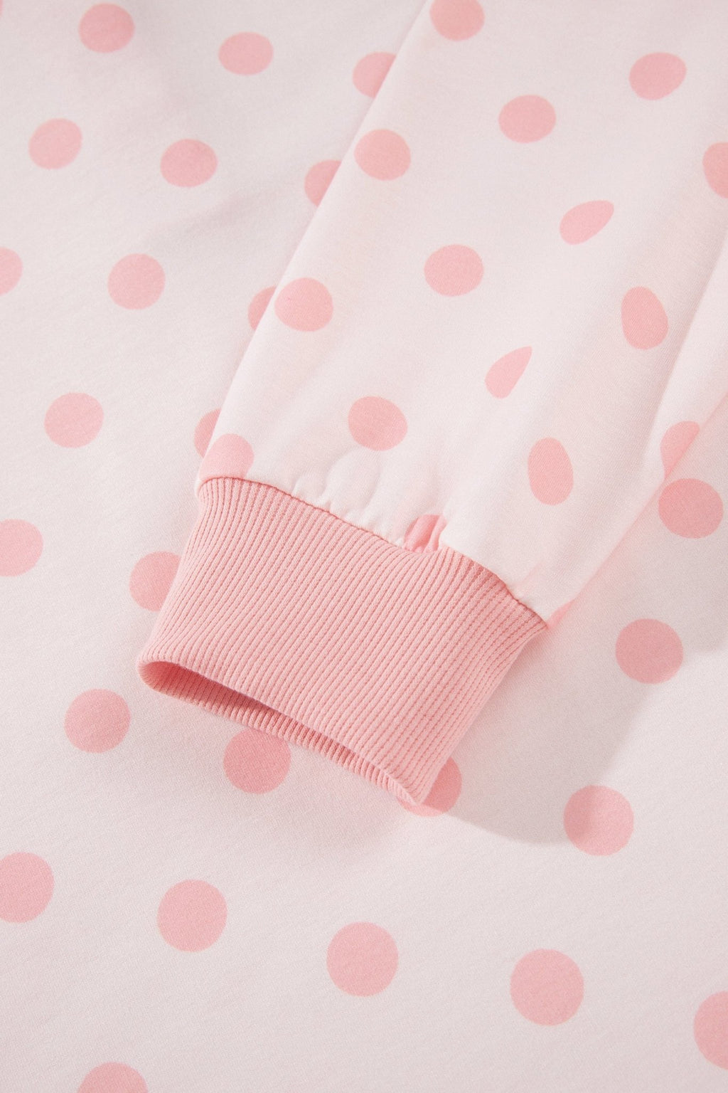 Polka Dot Polo Pullover & Elastic Waist Shorts Set - Rooted & Reckless Co.