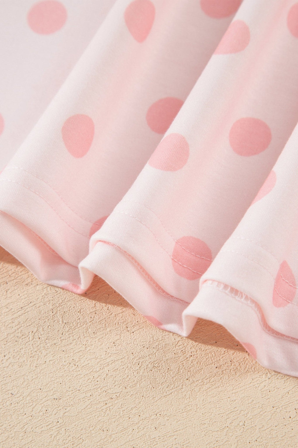 Polka Dot Polo Pullover & Elastic Waist Shorts Set - Rooted & Reckless Co.