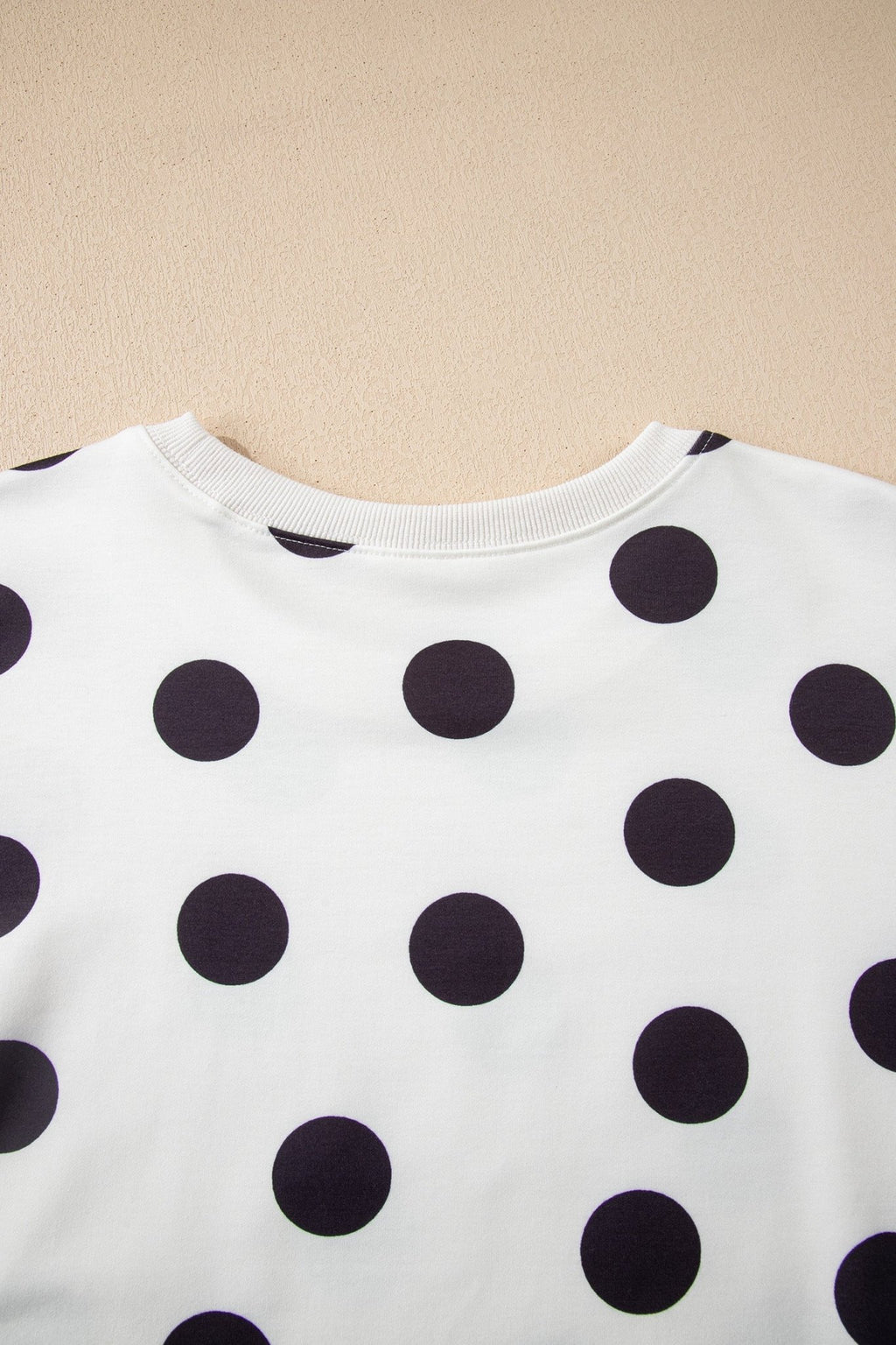 Polka Dot Pullover and Drawstring Shorts Set - Rooted & Reckless Co.