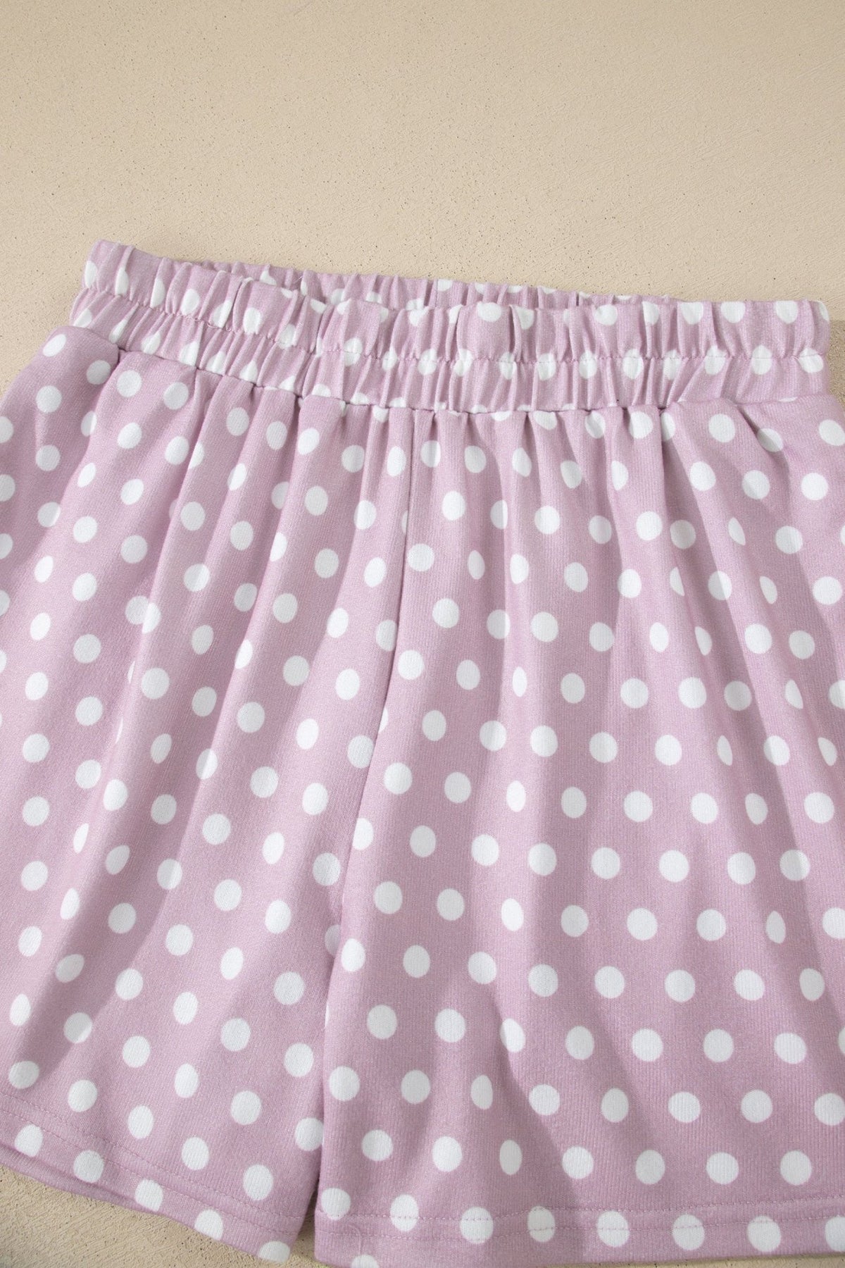 Polka Dot Relaxed Top & Drawning Shorts Set - Rooted & Reckless Co.