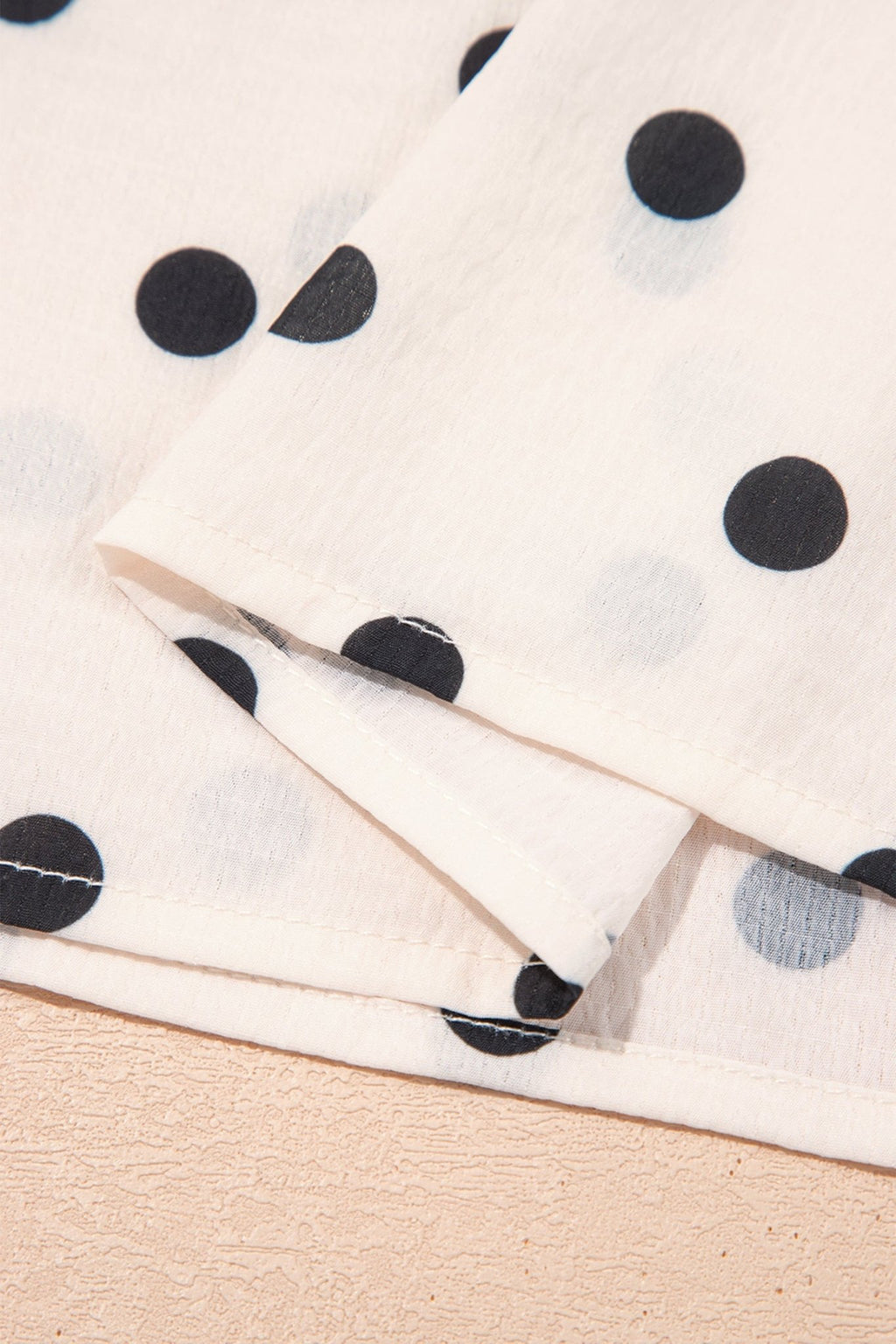 Polka Dot Ruffle Side Slit Maxi Skirt - Rooted & Reckless Co.
