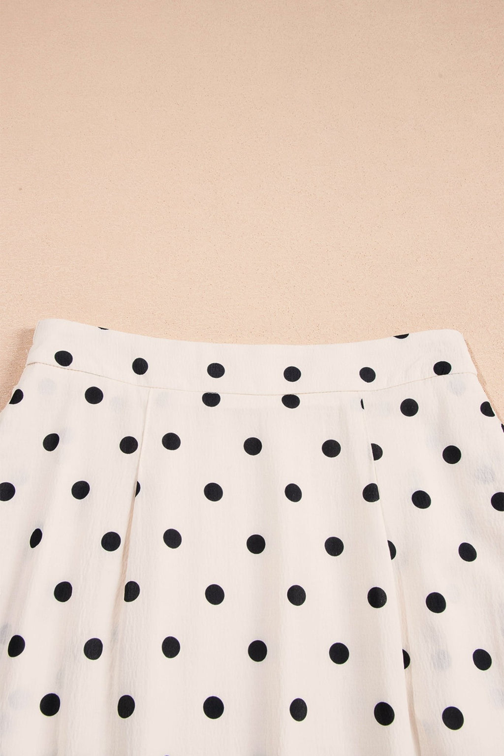Polka Dot Ruffle Side Slit Maxi Skirt - Rooted & Reckless Co.