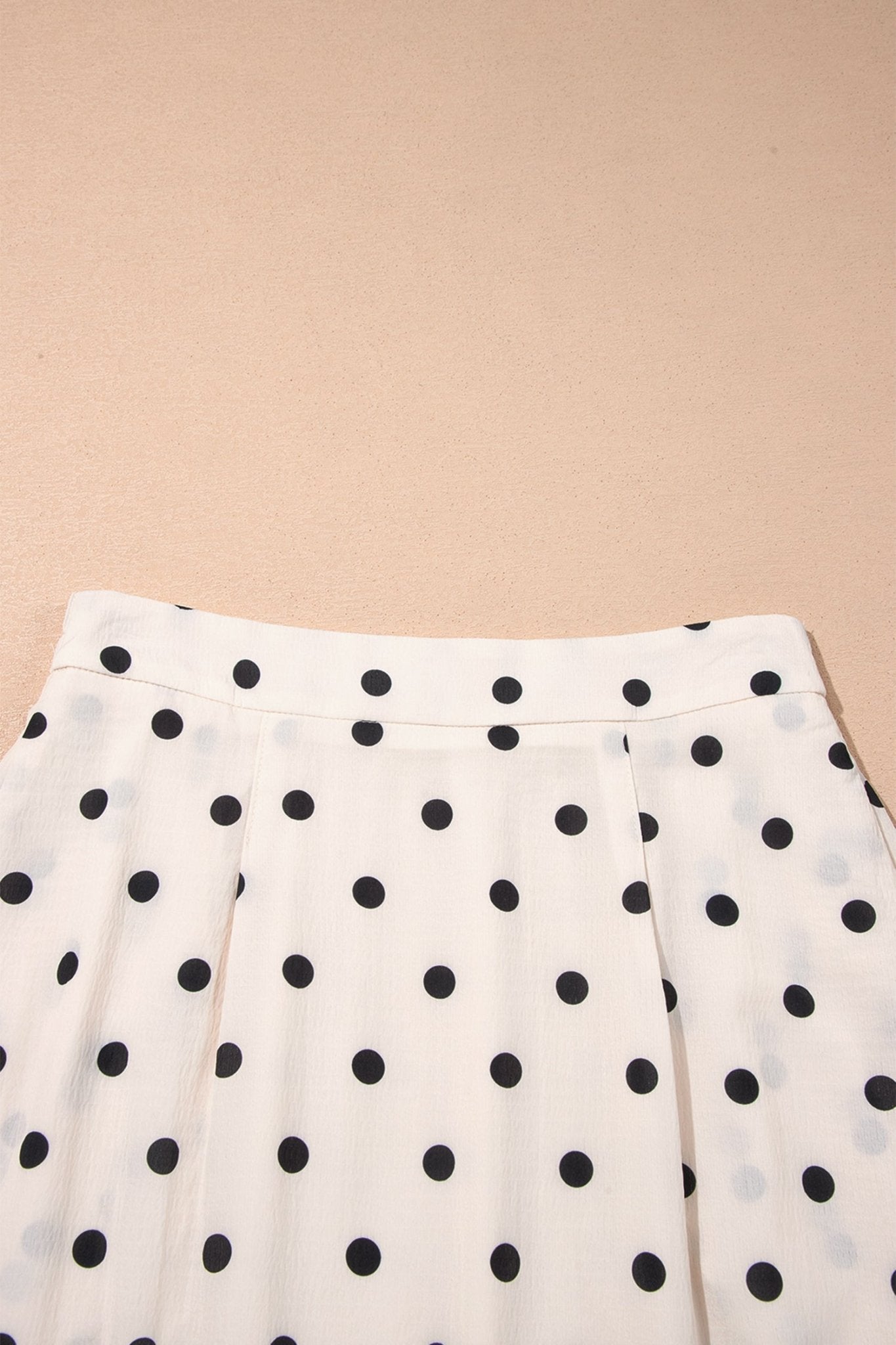 Polka Dot Ruffle Side Slit Maxi Skirt - Rooted & Reckless Co.
