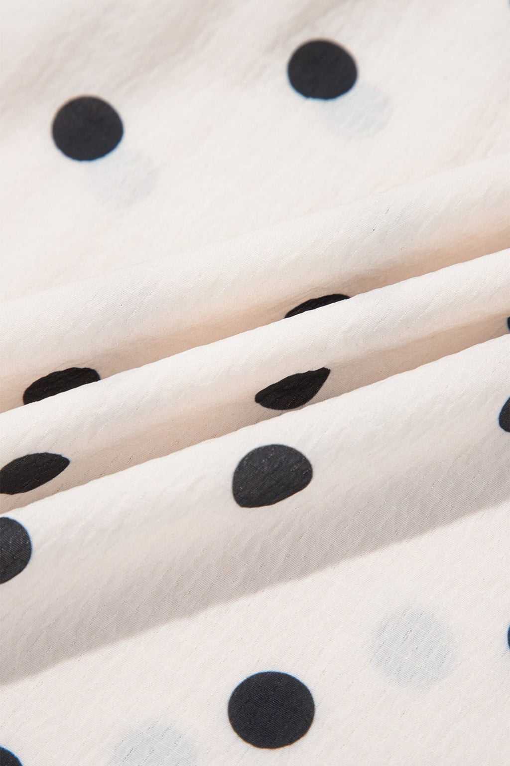 Polka Dot Ruffle Side Slit Maxi Skirt - Rooted & Reckless Co.