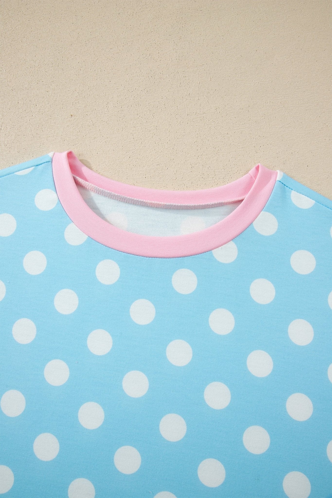 Polka Dot Short Sleeve Top & Drawning Pants Set - Rooted & Reckless Co.