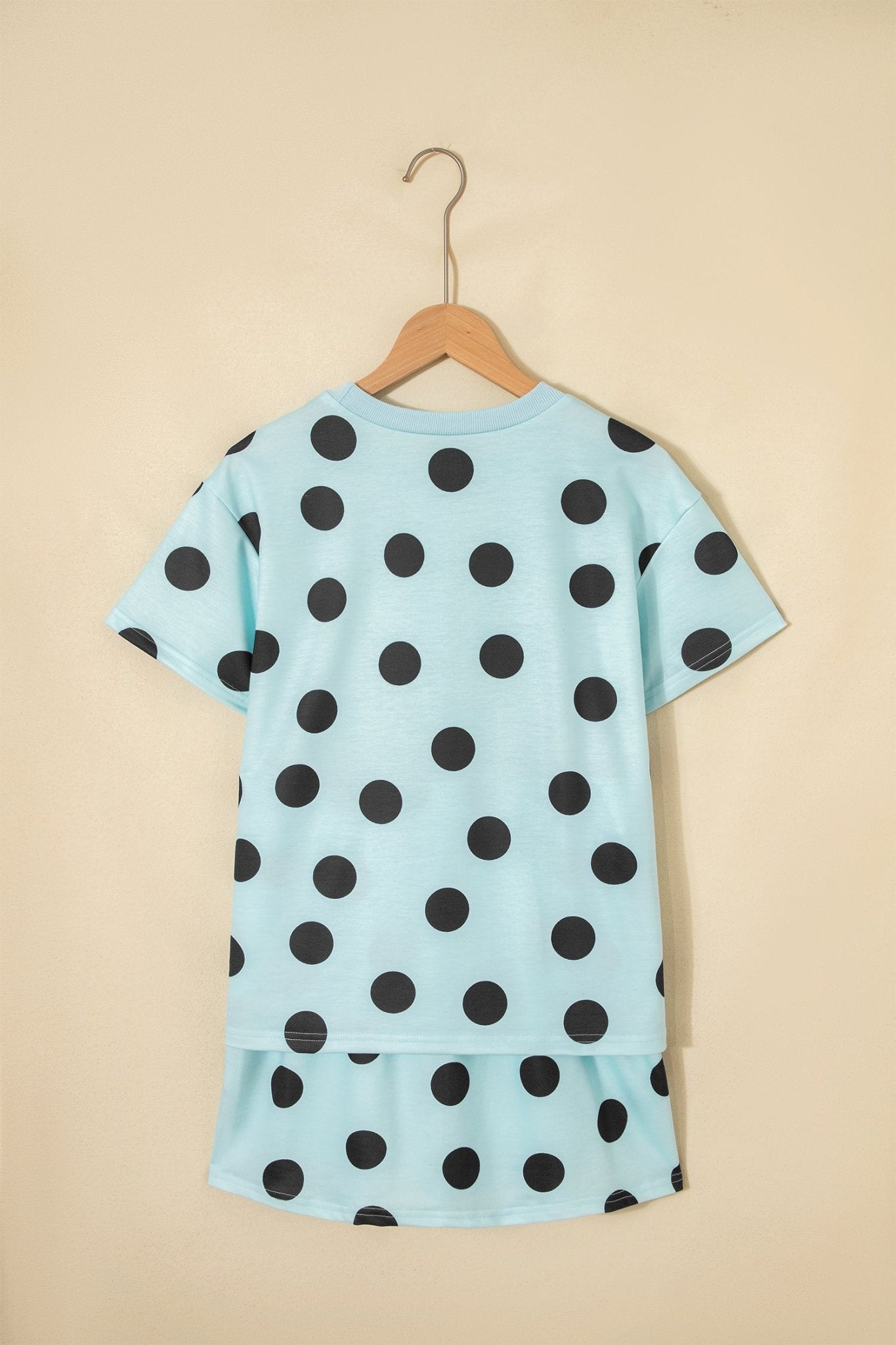 Polka Dot Short Sleeve Top & Mini Skort Set - Rooted & Reckless Co.