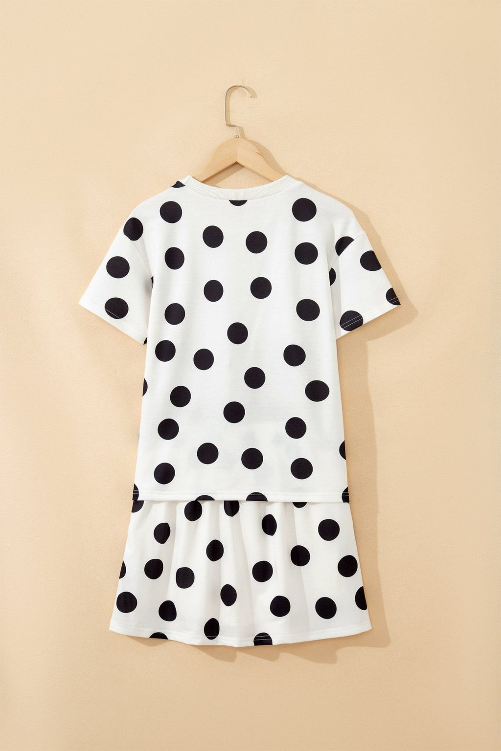 Polka Dot Short Sleeve Top & Mini Skort Set - Rooted & Reckless Co.