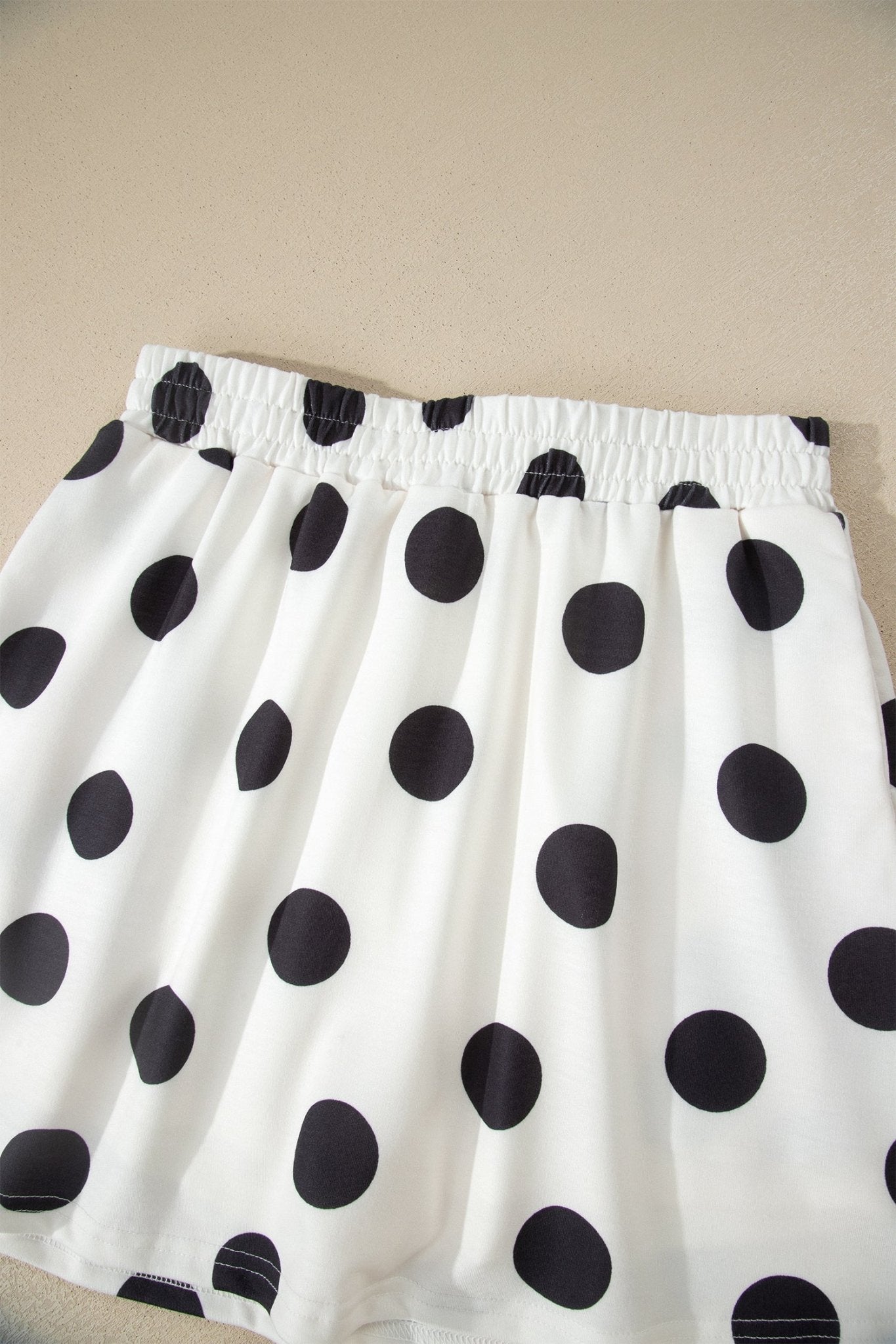 Polka Dot Short Sleeve Top & Mini Skort Set - Rooted & Reckless Co.
