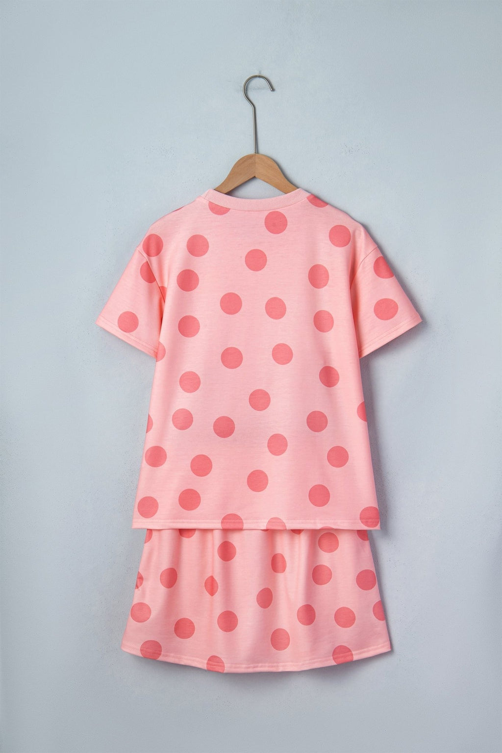 Polka Dot Short Sleeve Top & Mini Skort Set - Rooted & Reckless Co.