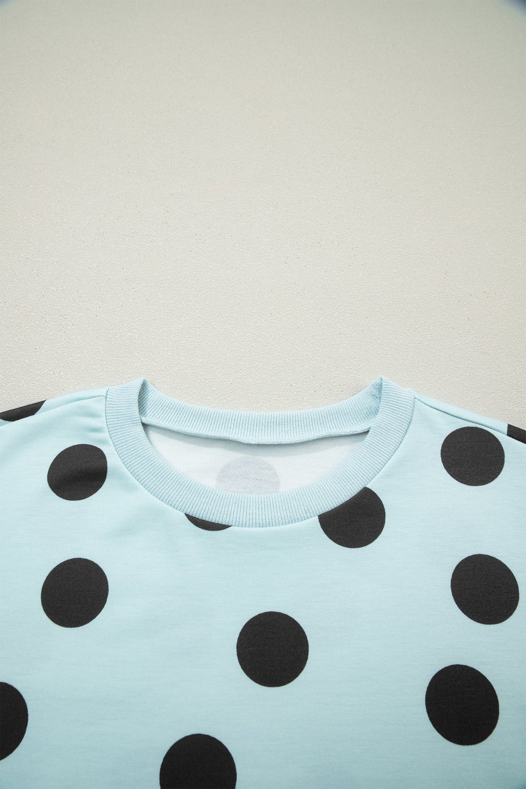 Polka Dot Short Sleeve Top & Mini Skort Set - Rooted & Reckless Co.
