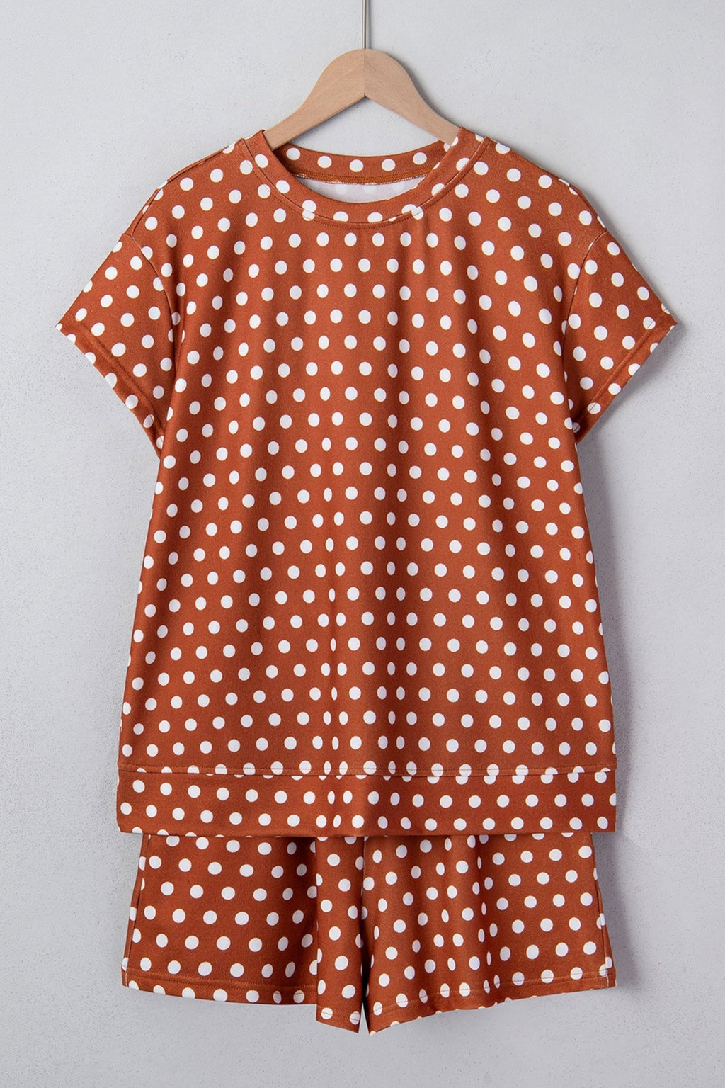 Polka Dot Short Sleeve Top & Shorts Set - Rooted & Reckless Co.