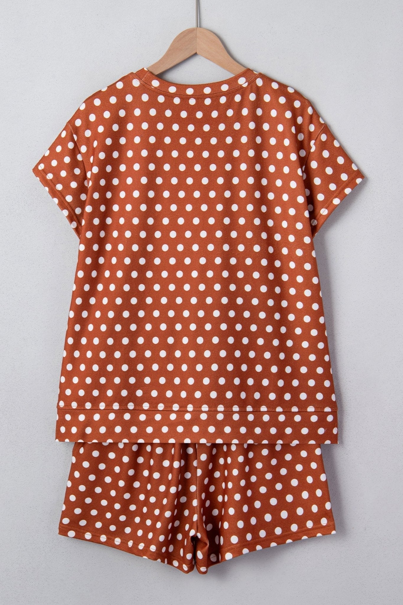 Polka Dot Short Sleeve Top & Shorts Set - Rooted & Reckless Co.