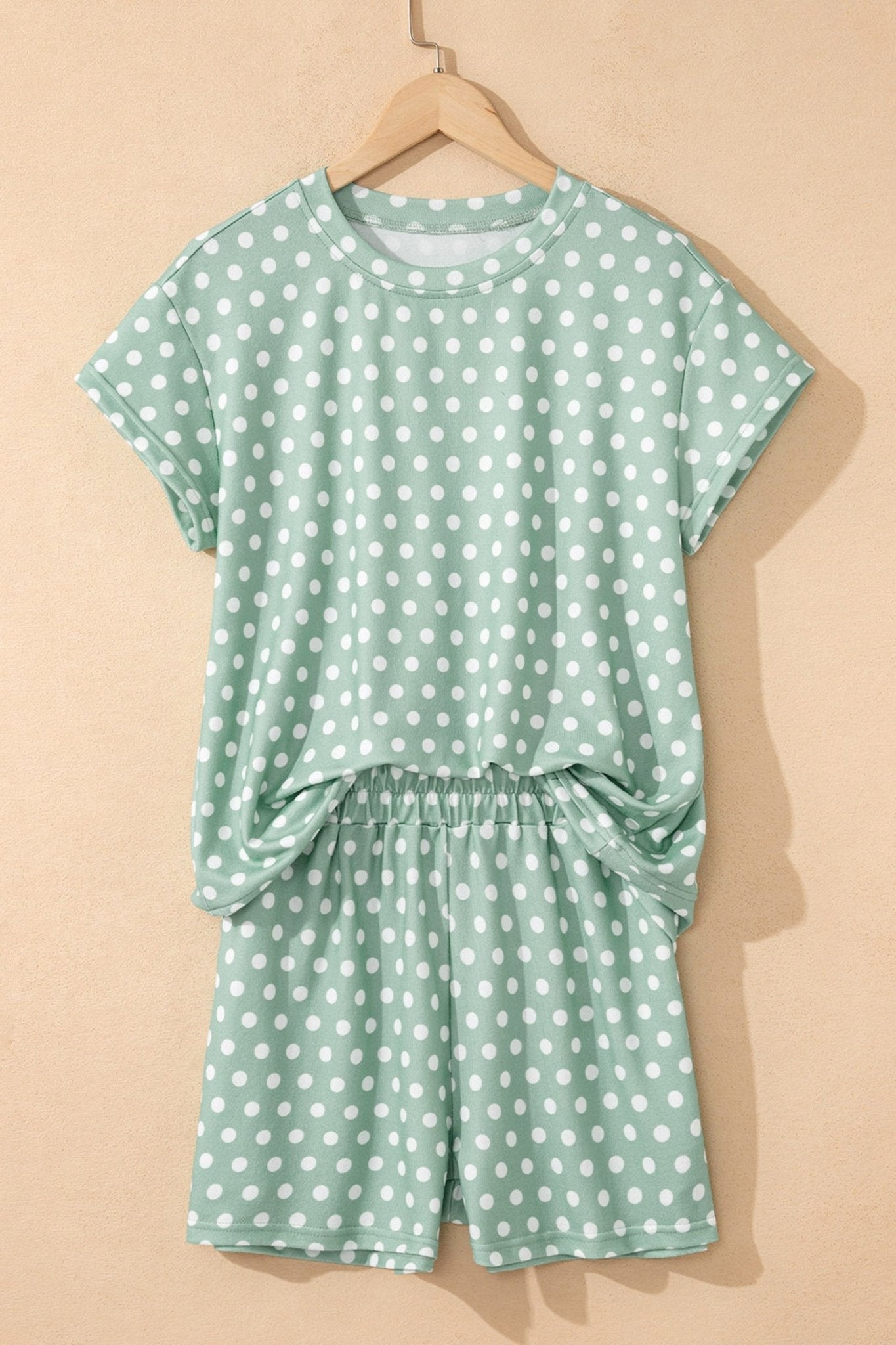 Polka Dot Short Sleeve Top & Shorts Set - Rooted & Reckless Co.