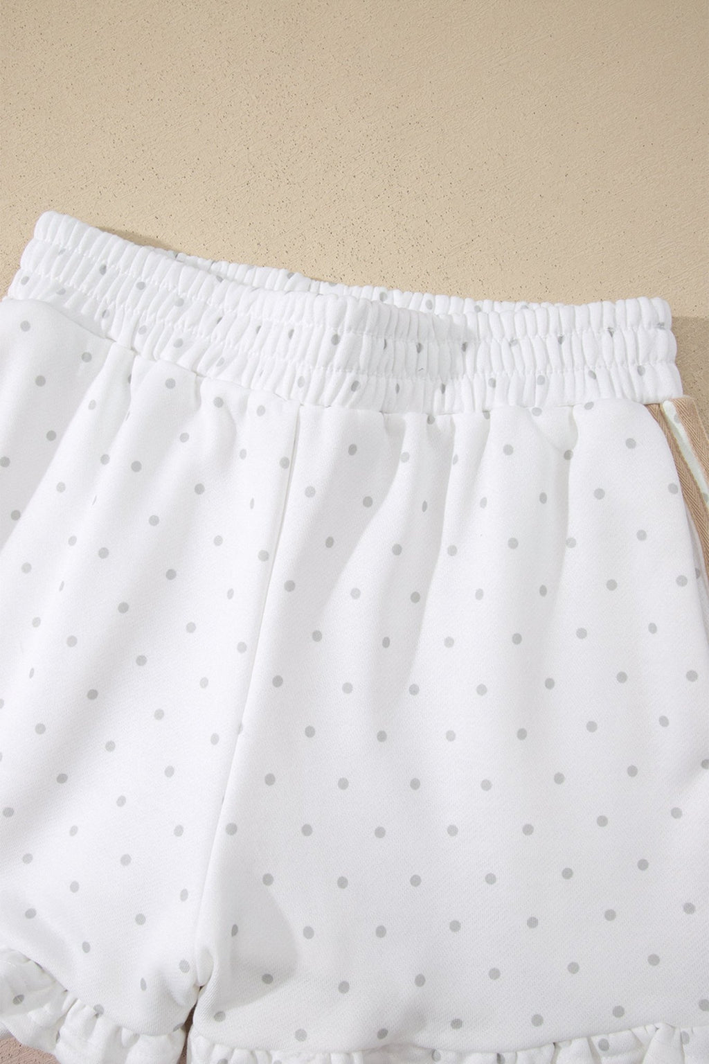 Polka Dot Side Stripe Detail Sweatshirt & Shorts Set - Rooted & Reckless Co.