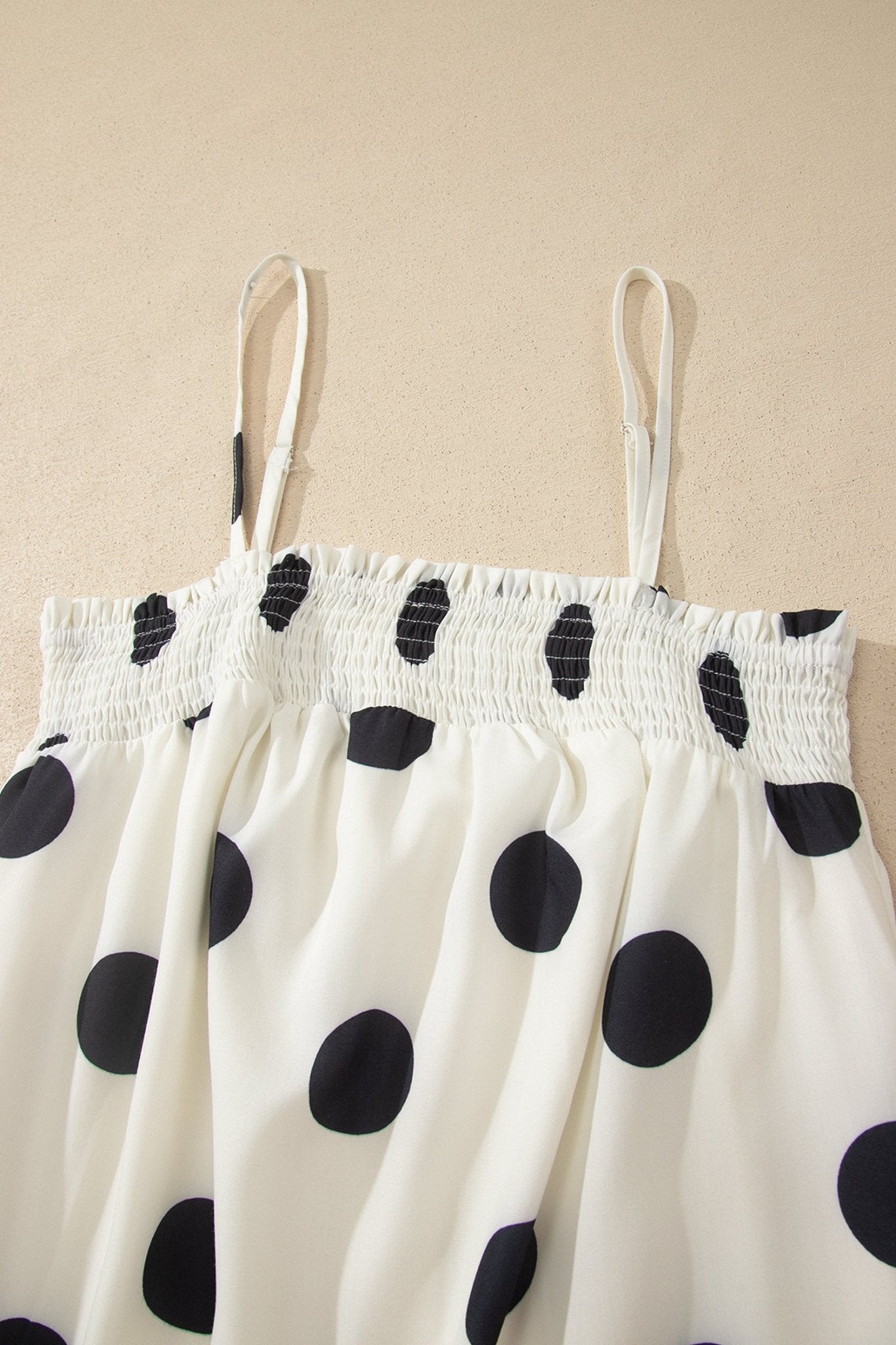 Polka Dot Spaghetti Strap Maxi Dress - Rooted & Reckless Co.