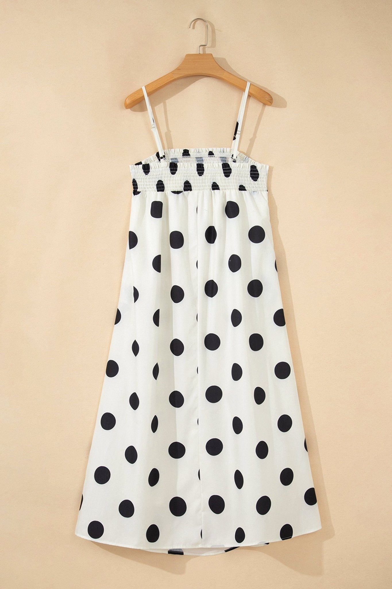 Polka Dot Spaghetti Strap Maxi Dress - Rooted & Reckless Co.