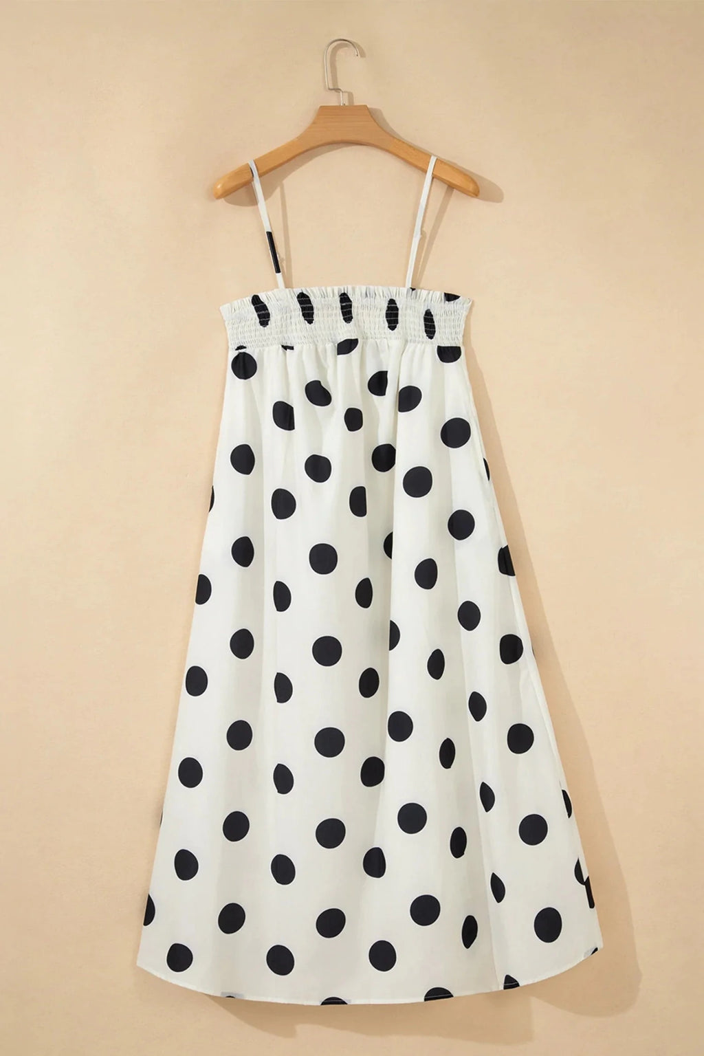 Polka Dot Spaghetti Strap Maxi Dress - Rooted & Reckless Co.