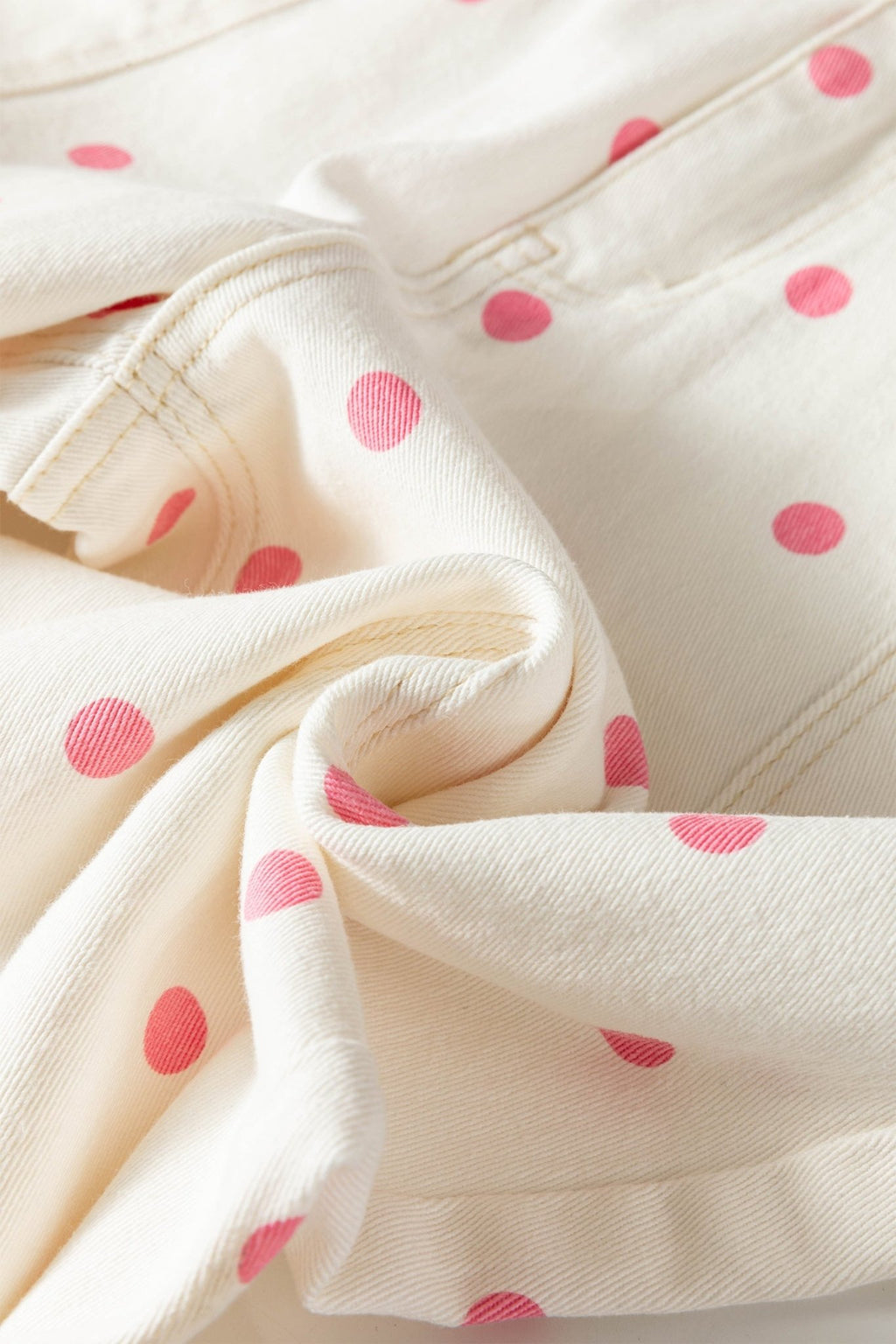 Polka Dot Tailored Seam Ankle Length Jeans - Rooted & Reckless Co.