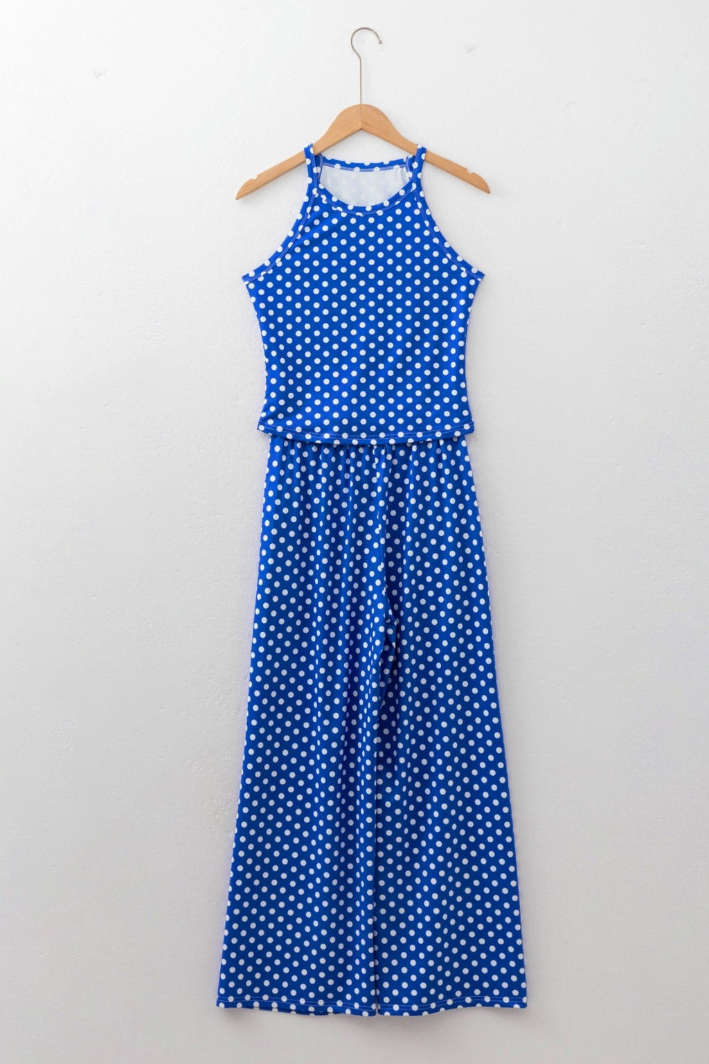 Polka Dot Tank & Loose Pants Set - Rooted & Reckless Co.